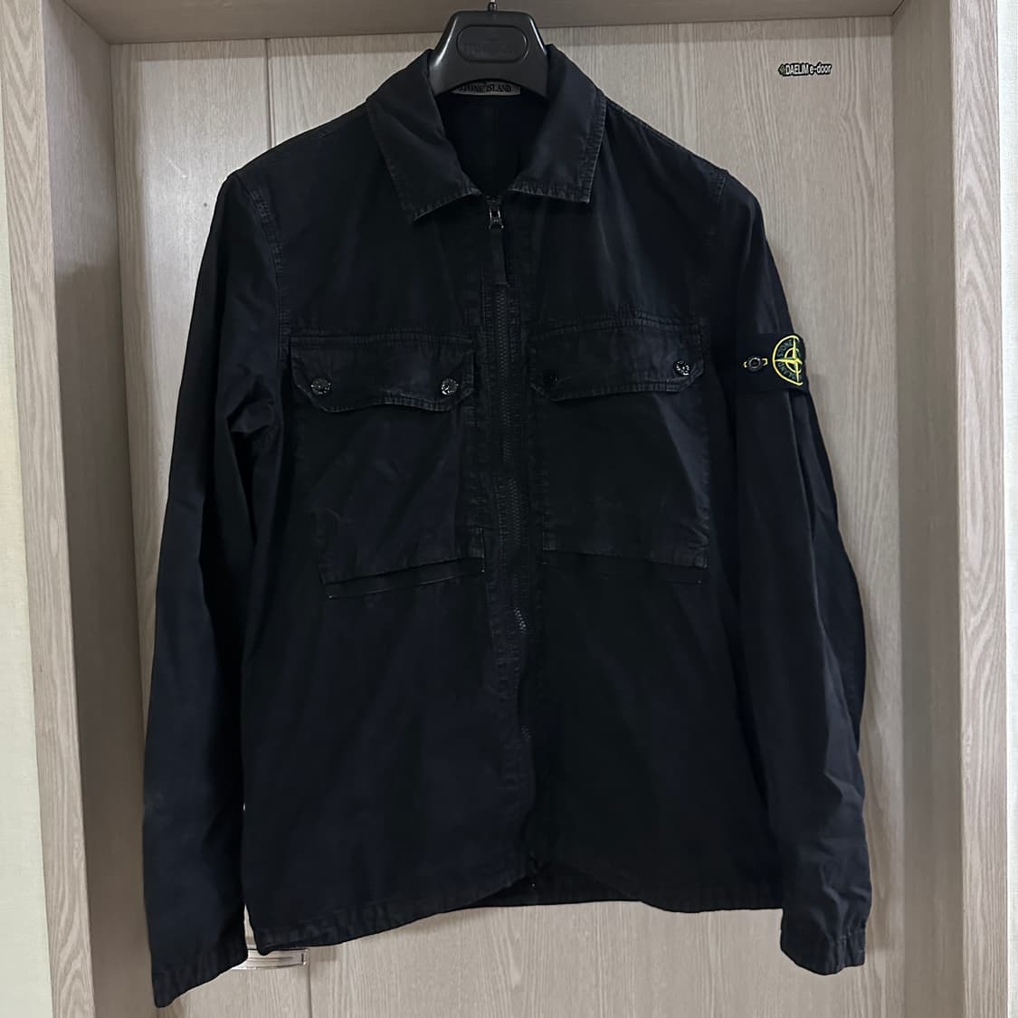 스톤아일랜드 102wn 브러쉬드 오가닉 코튼 오버셔츠 M 상품이미지1