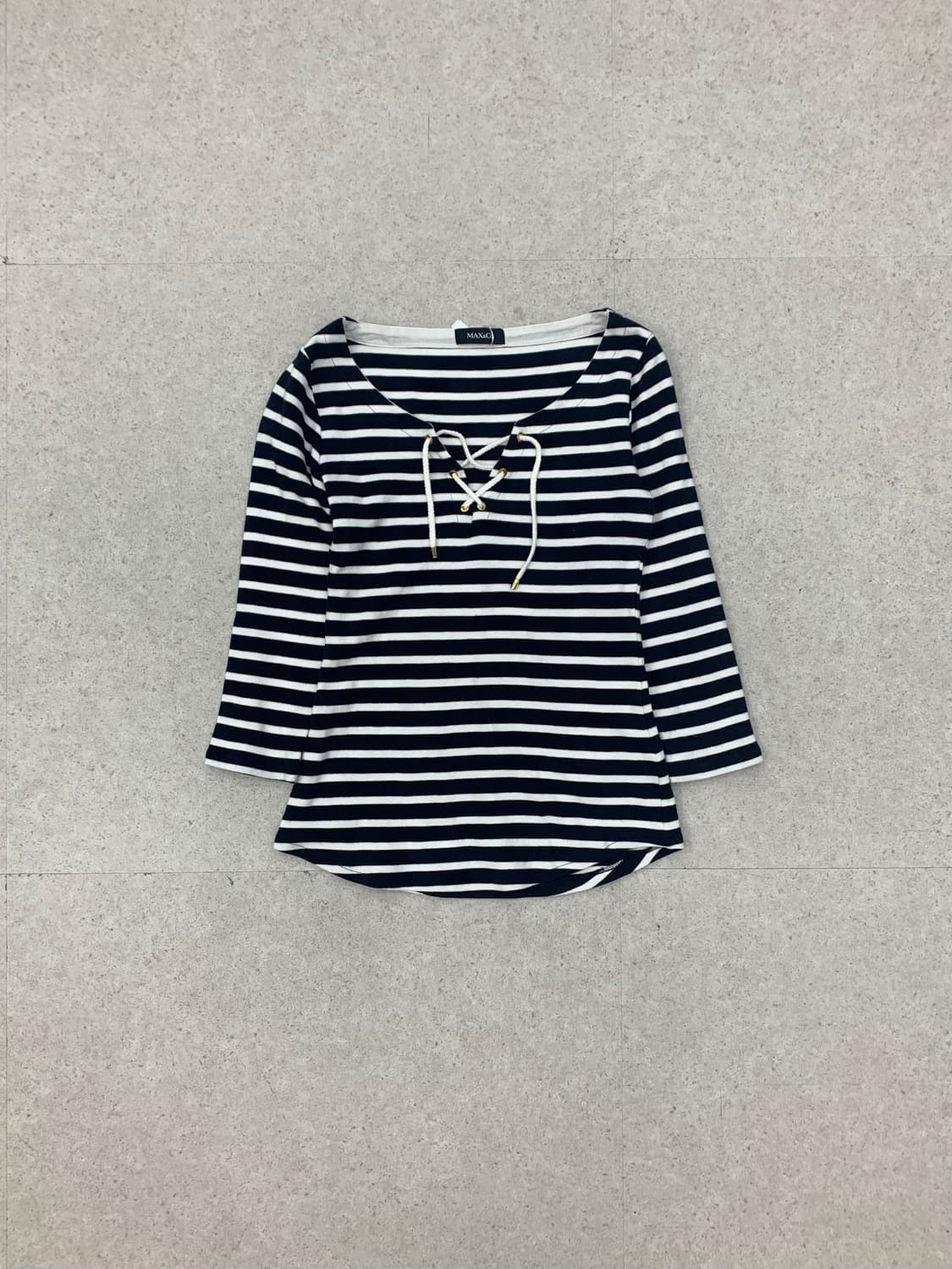 Max&co 막스앤코 스트라이프 로프 티셔츠 상품이미지1