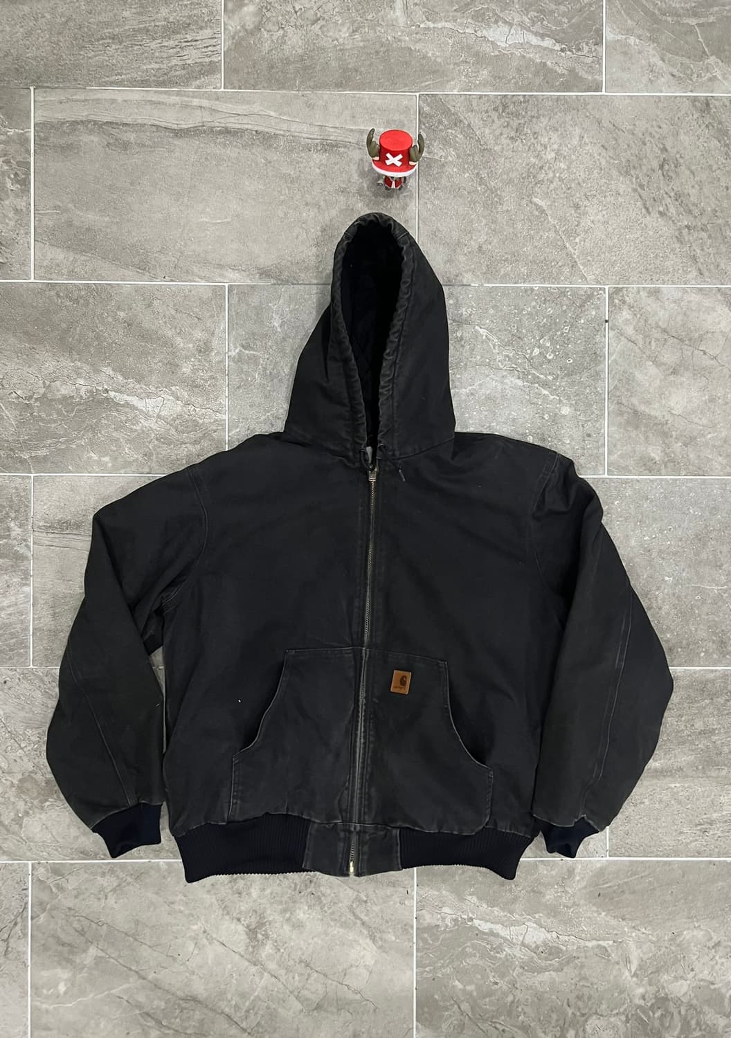 (XL) 칼하트 덕 액티브 후드자켓 J130 BLK 블랙 상품이미지1