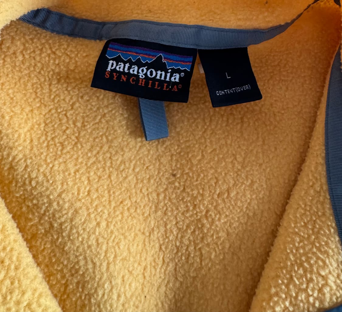 [L] 파타고니아 신칠라 빈티지 라이트 옐로우 상품이미지4