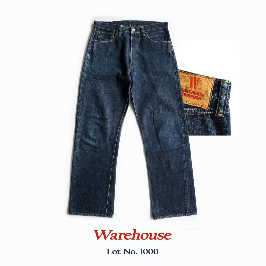 웨어하우스 Lot1000 셀비지 데님팬츠  상품이미지1