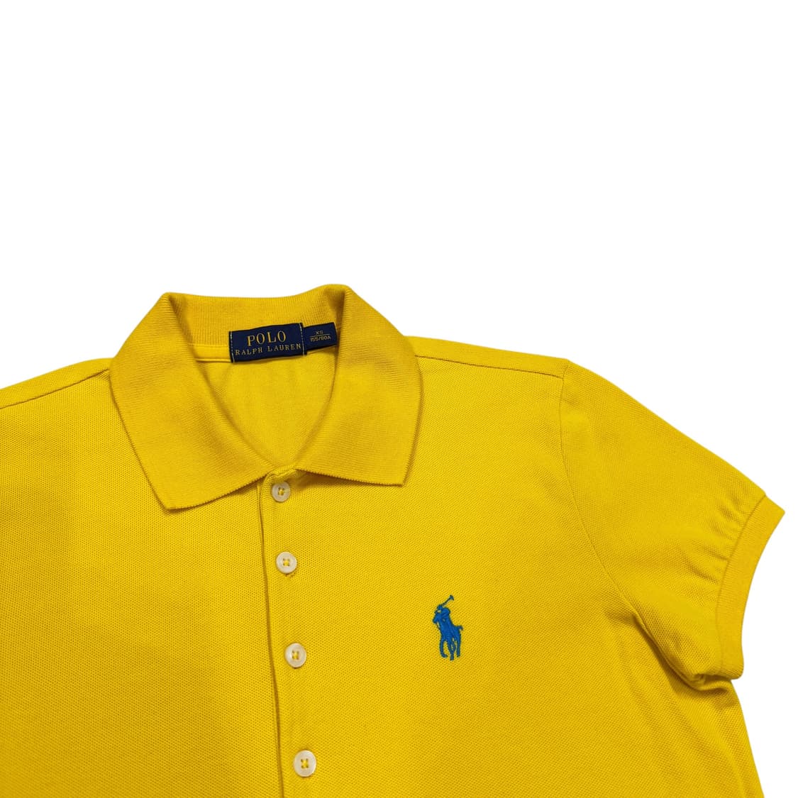 폴로 랄프로렌 여성 PK 카라 반팔티 옐로우 S 상품이미지2