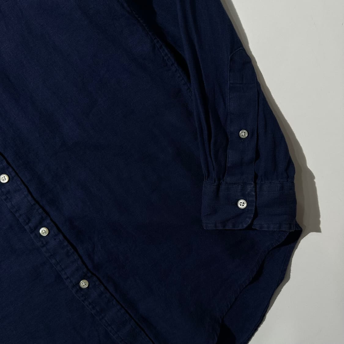 폴로 랄프로렌 린넨 셔츠 네이비 상품이미지5