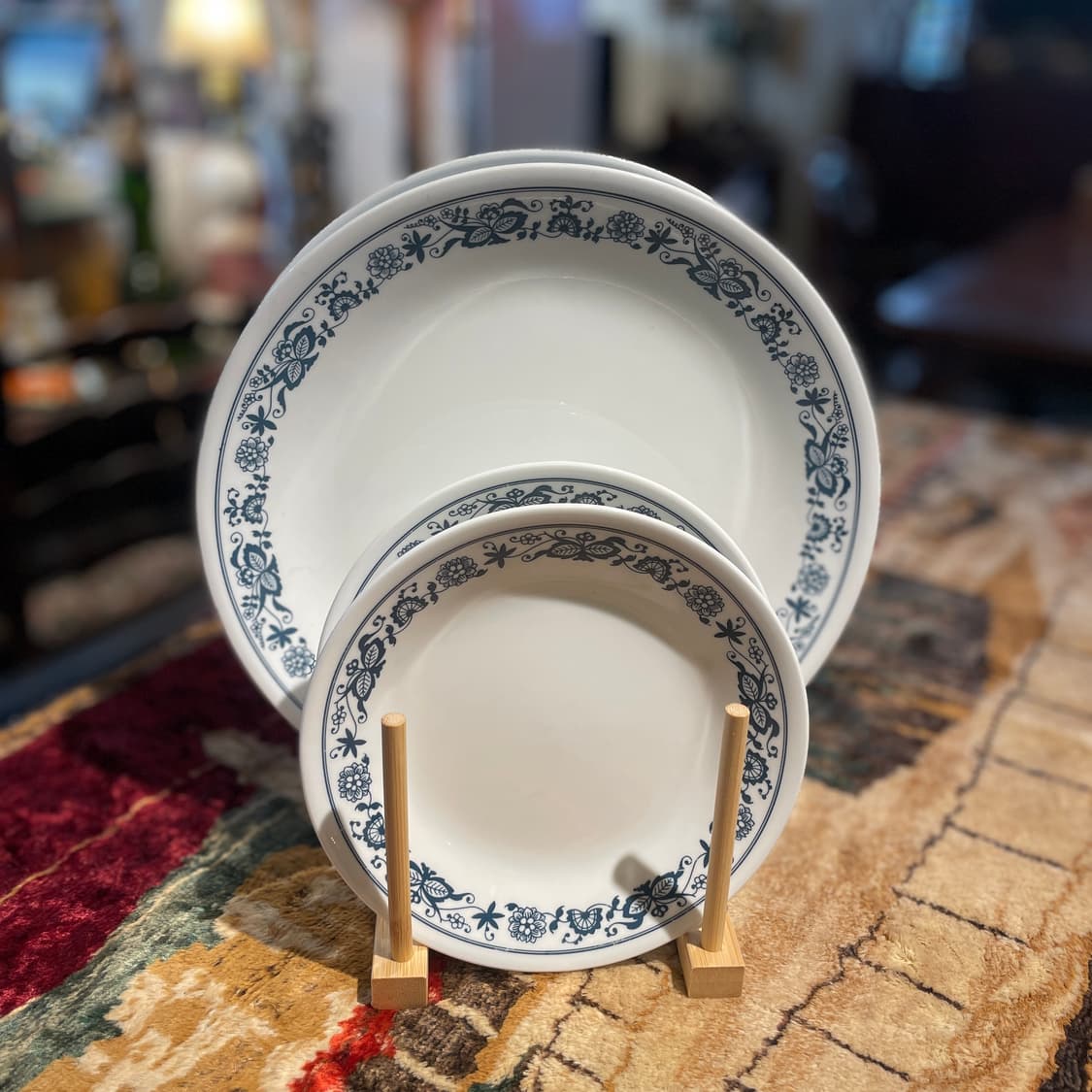 1970s 빈티지 코렐 플로럴 프린트 플레이트 (소형) 상품이미지2