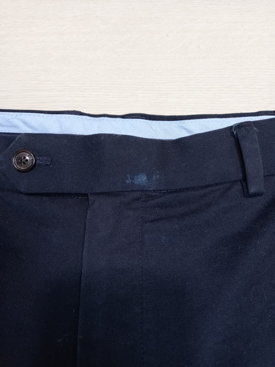 34 BrooksBrothers 스판 슬림일자 치노 네이비 34-603 상품이미지10