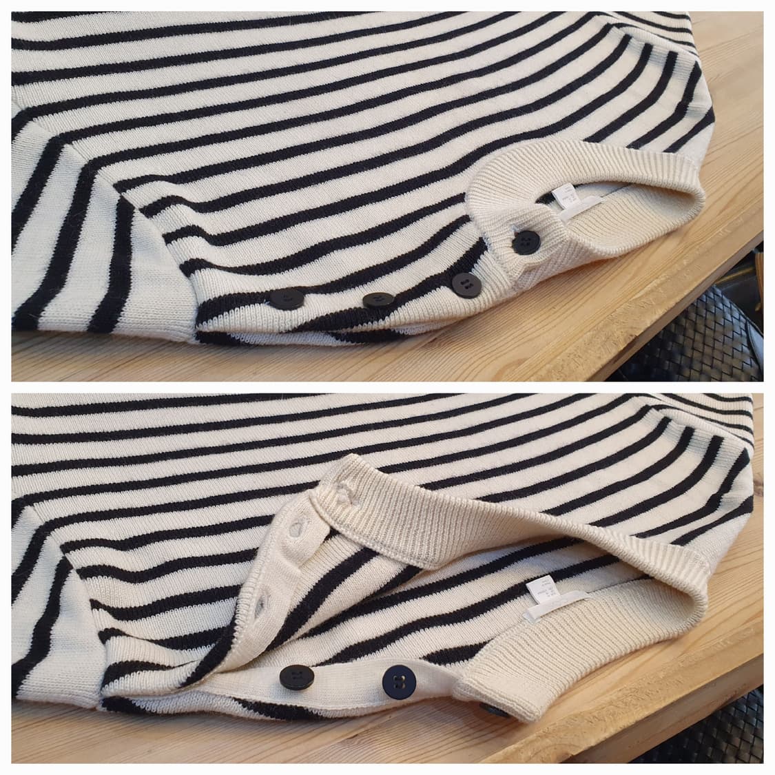 100/77.COS 스트라이프 니트(공용) 상품이미지4