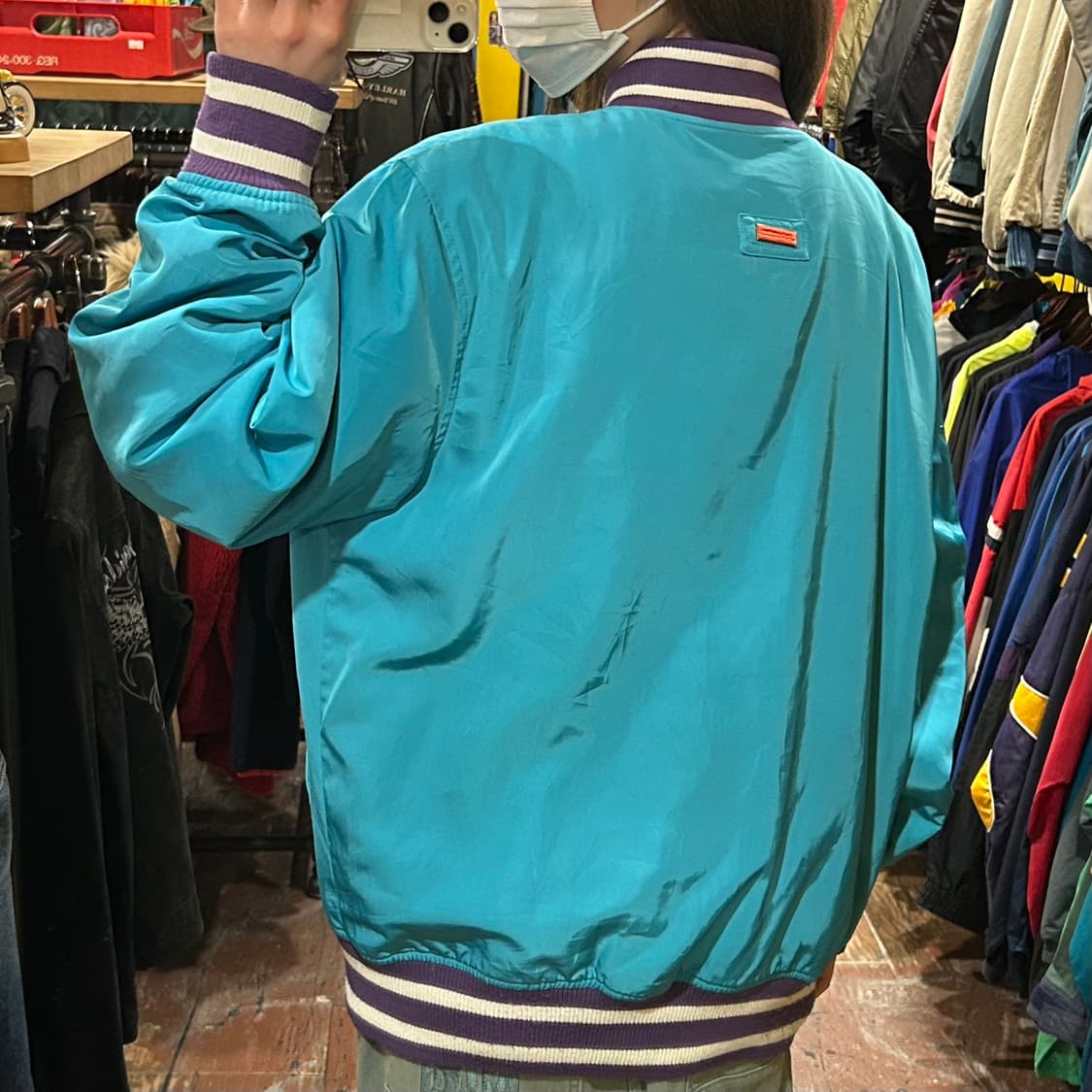 [HI]  LRG 스타디움 자켓 민트 상품이미지5