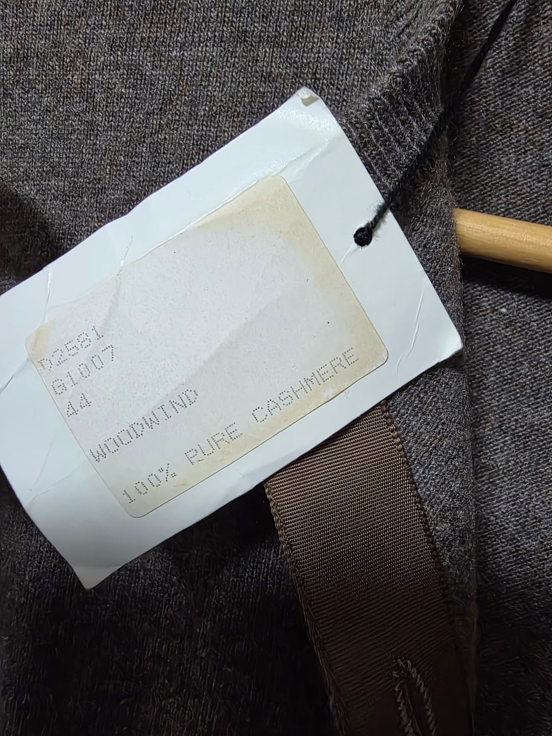 닥스 코코아 퓨어 캐시미어100% 가디건(made in Scotland) 상품이미지6