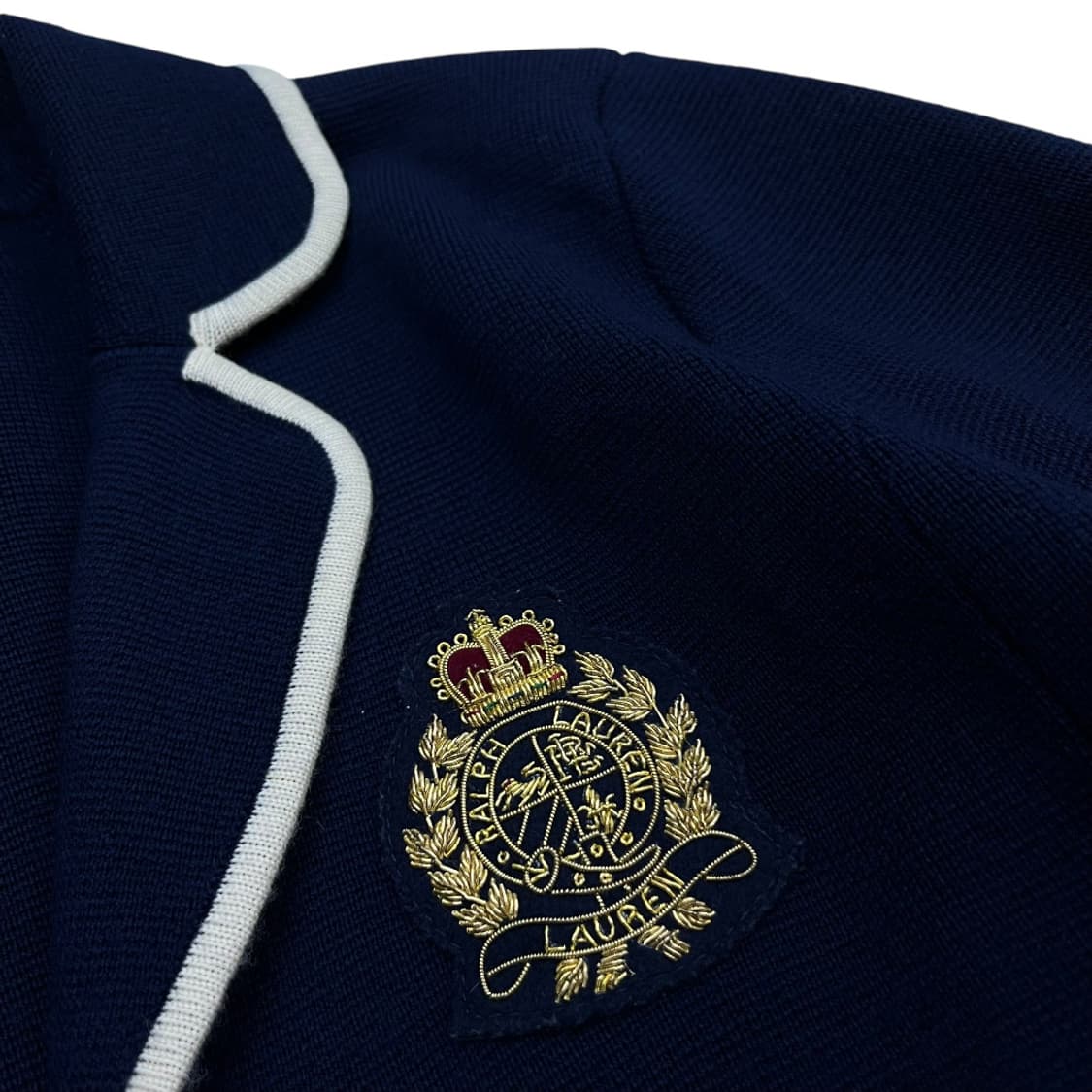 2000s 폴로 랄프로렌 골드자수 로고 니팅 가디건 자켓 M 상품이미지6