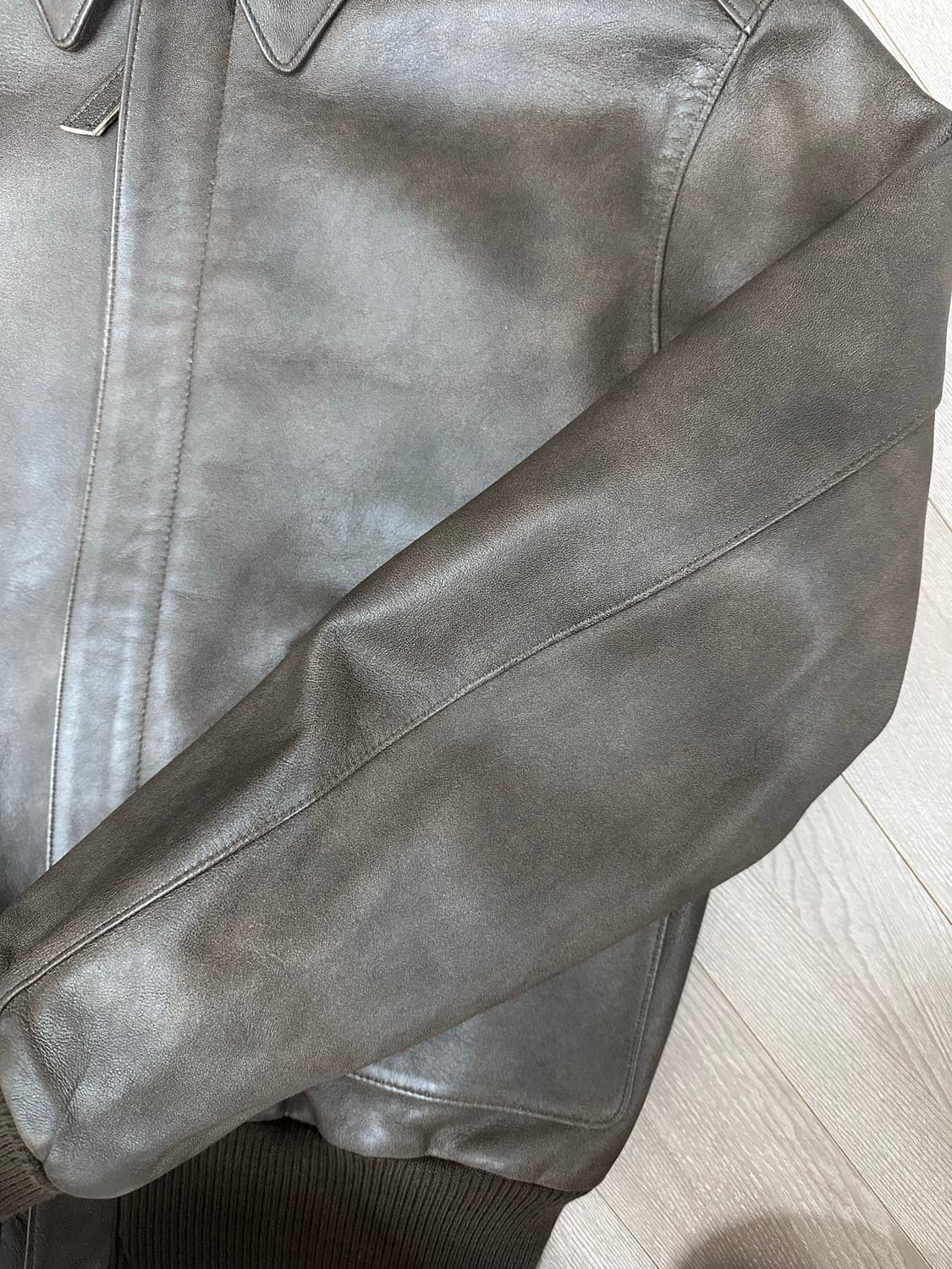 페라라 코리아 A2 A-2 양가죽 자켓 다크 브라운 L 사이즈 상품이미지9