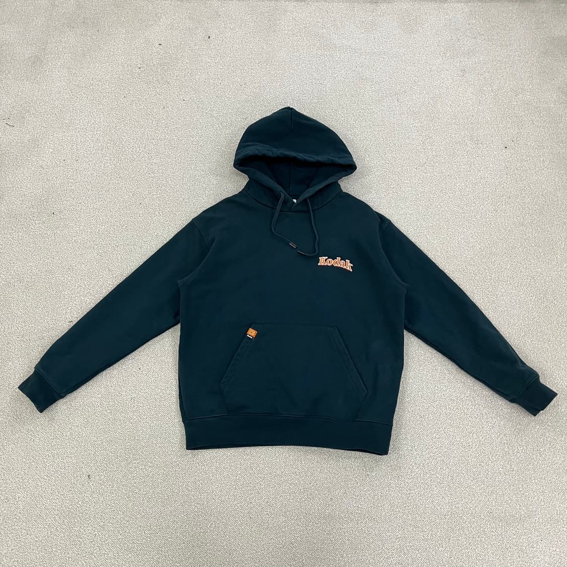 [S] 코닥 어패럴 레터링 후드티 그린 1219M2 상품이미지1