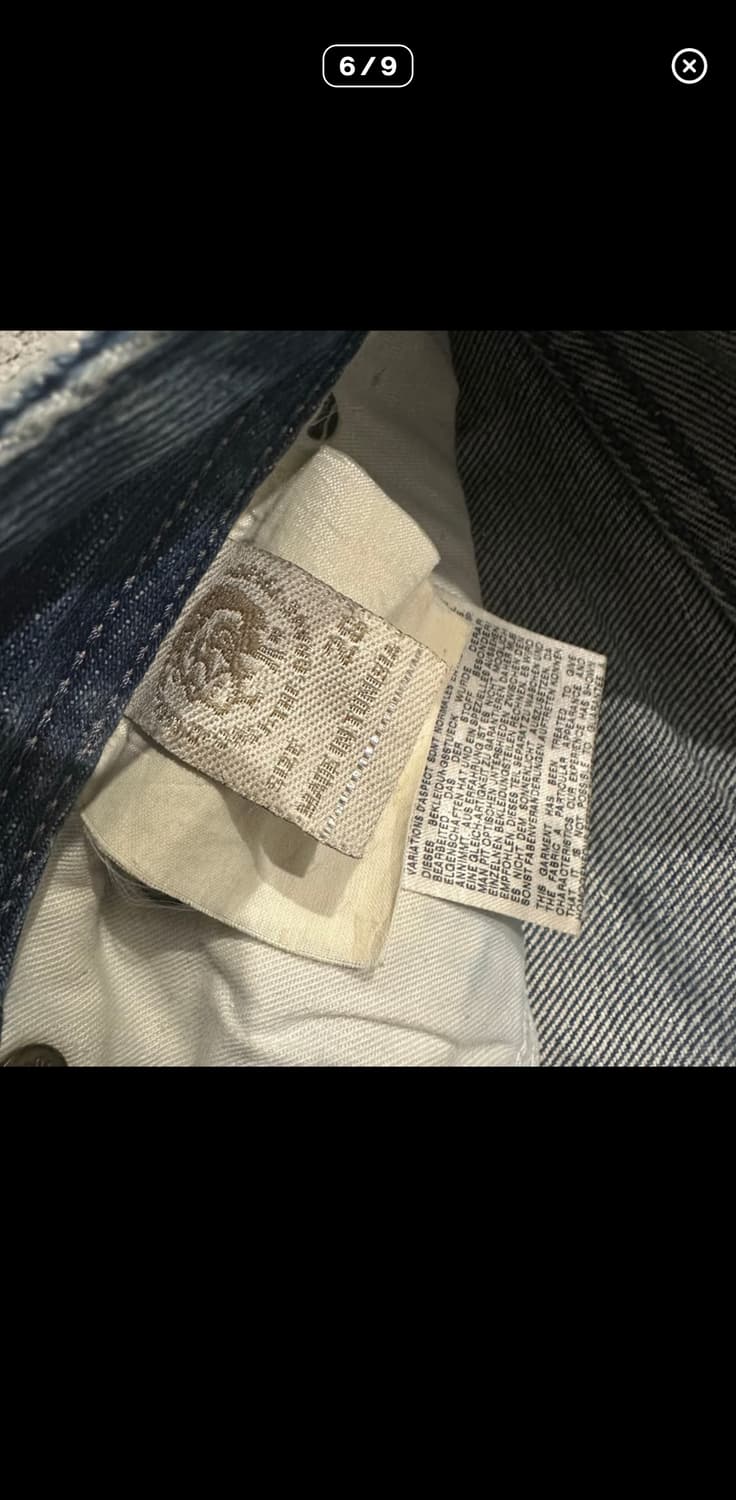 디젤 세미부츠컷 데님팬츠 ZATINY 상품이미지5