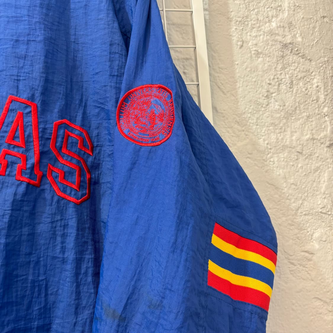 90s 프로 플레이어 캔자스 제이호크스 블루 웜업 M 상품이미지6