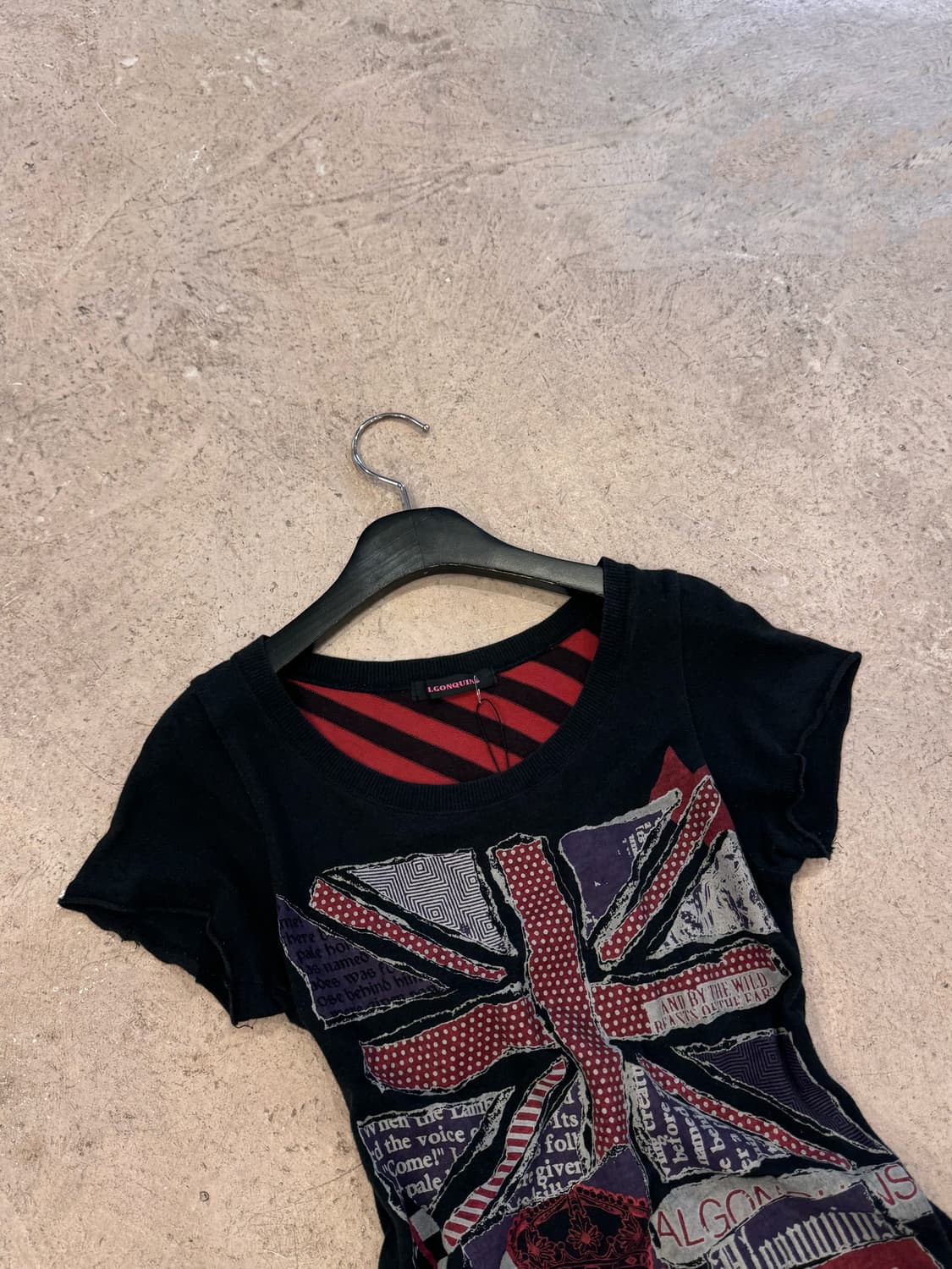 ALGONQUINS 유니온잭 그런지 반팔 상품이미지2