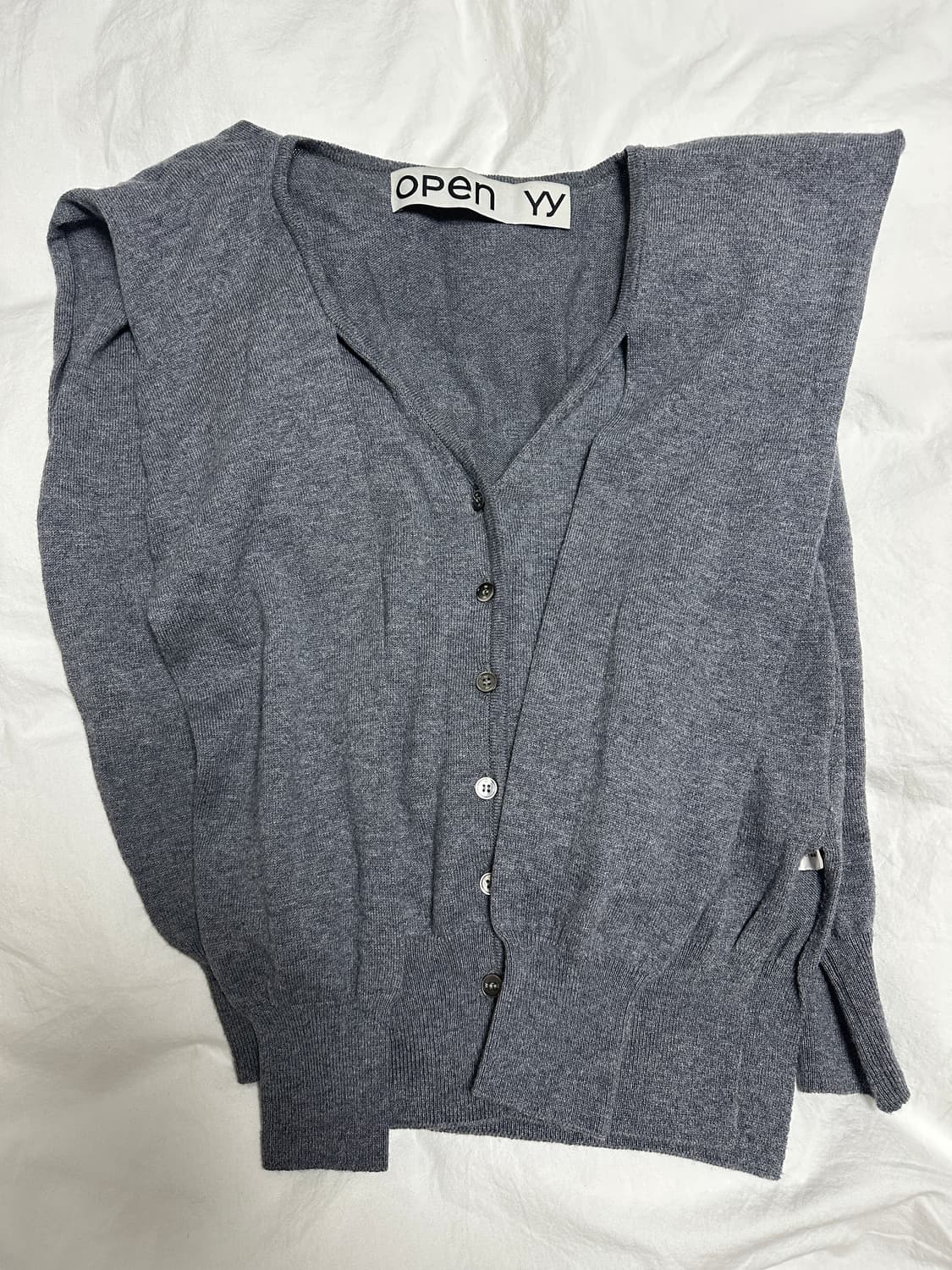 오픈와이와이 레이어드 가디건 상품이미지2