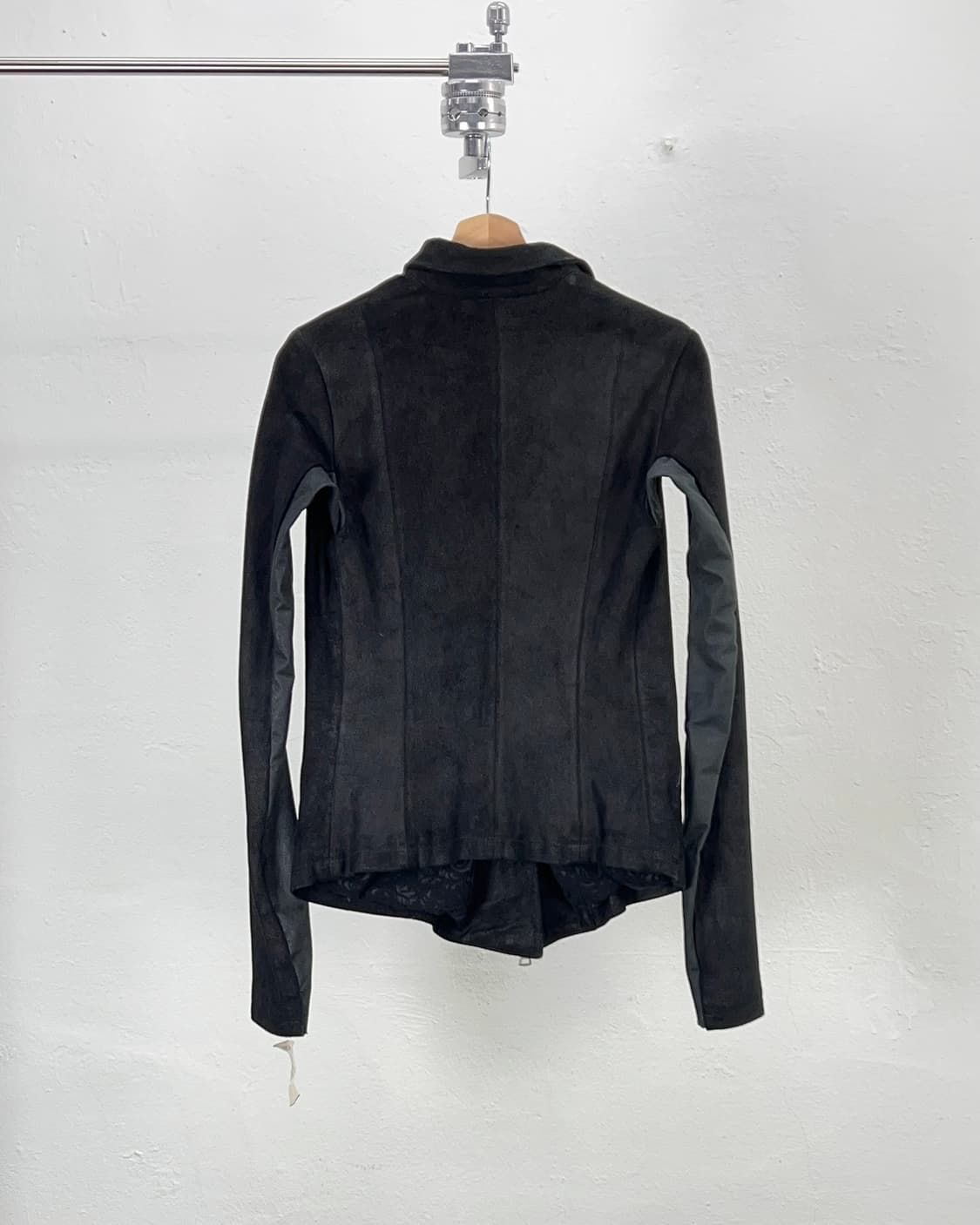 조르지오 브라토 하이넥 헴 스웨이드 램 레더 자켓 상품이미지6