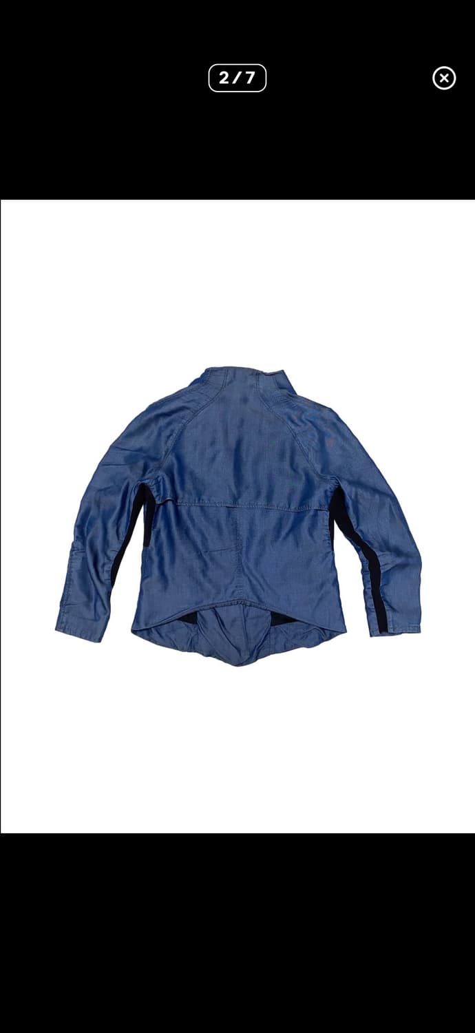 헬무트랭 하이넥 비대칭 텐셀 자켓 상품이미지4