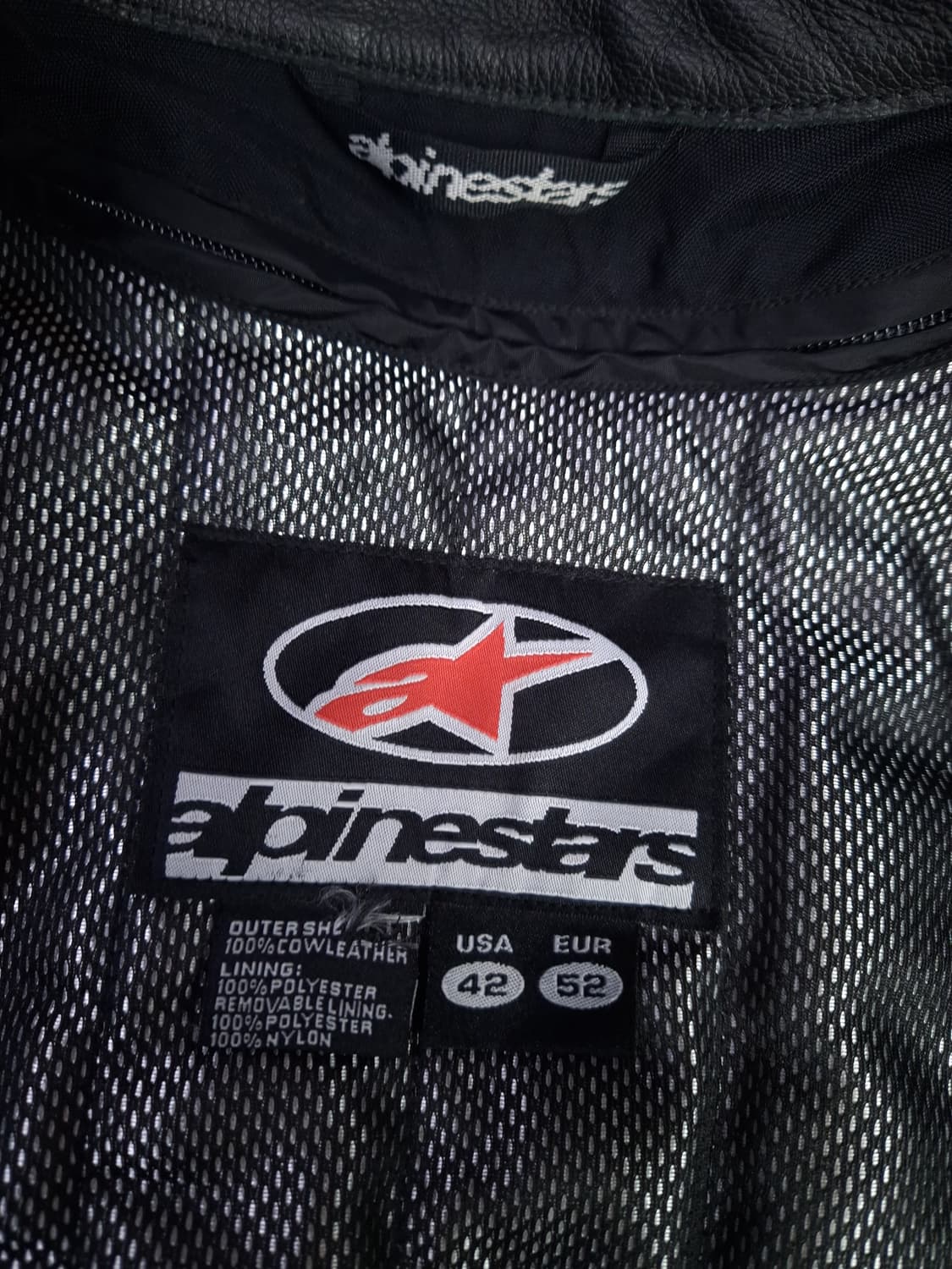 오리지날 알파인스타 리얼레더 레이싱 라이더자켓 상품이미지6