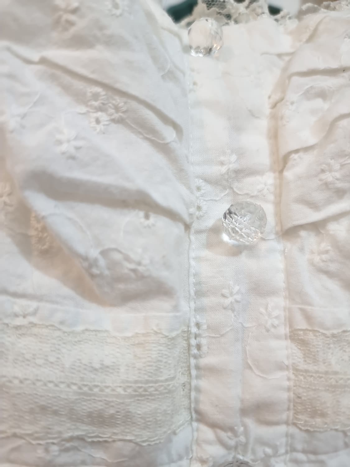 LIZ LISA(리즈리사)원피스 화이트 코튼 펀칭 레이스 캉캉 원피스 상품이미지3