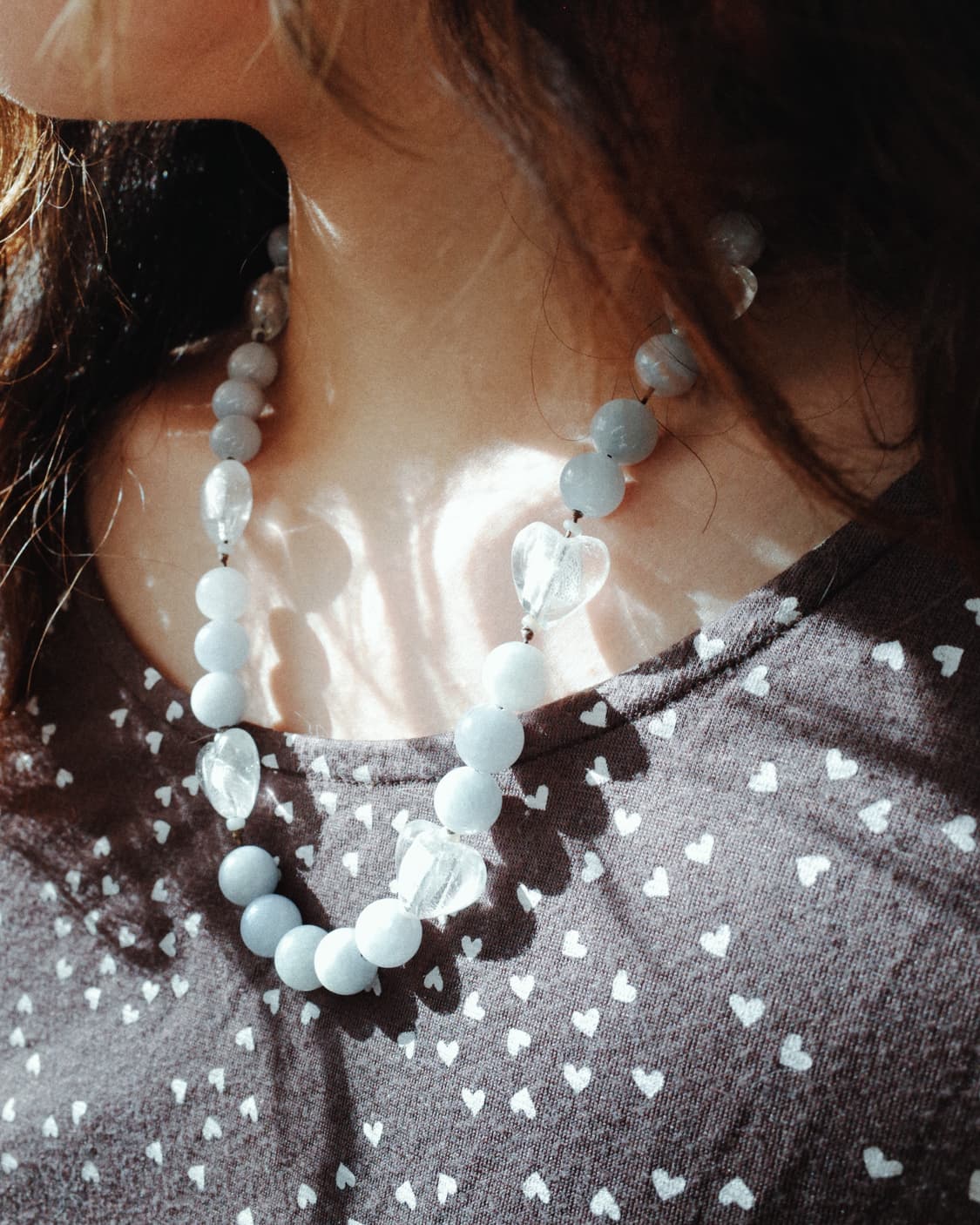 pale candy heart necklace 상품이미지6