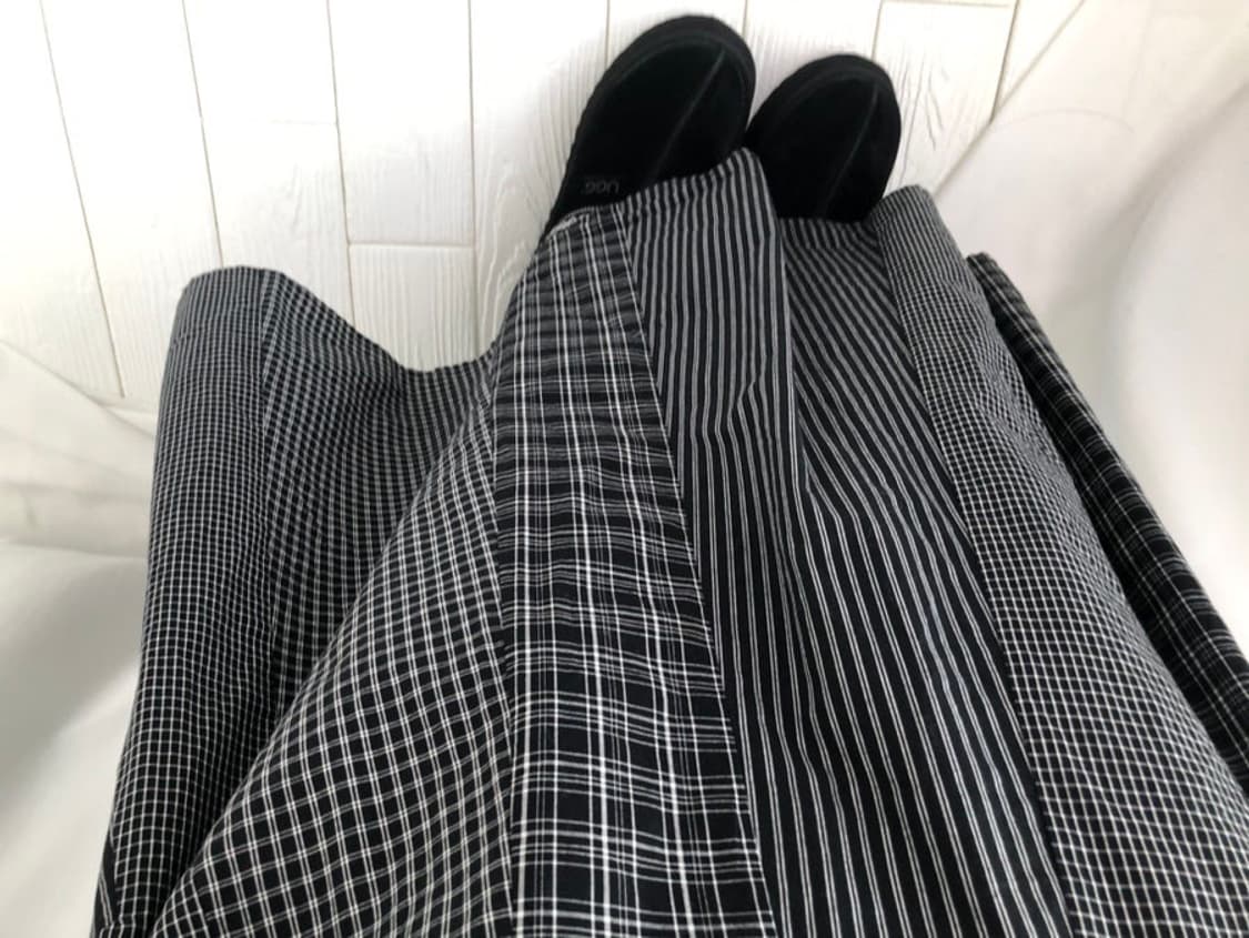 829. lazy check long SK 상품이미지7