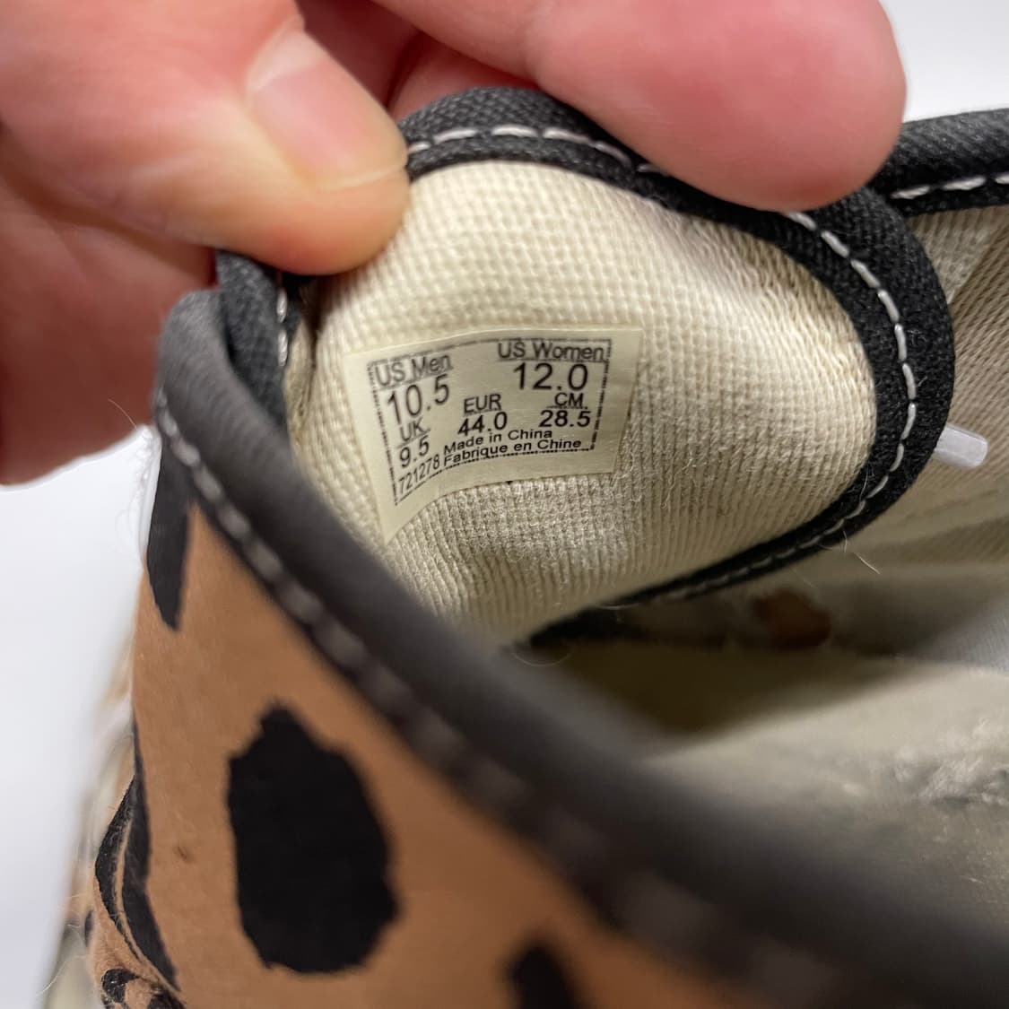 와코마리아 x 반스 레오파드 어센틱 상품이미지8