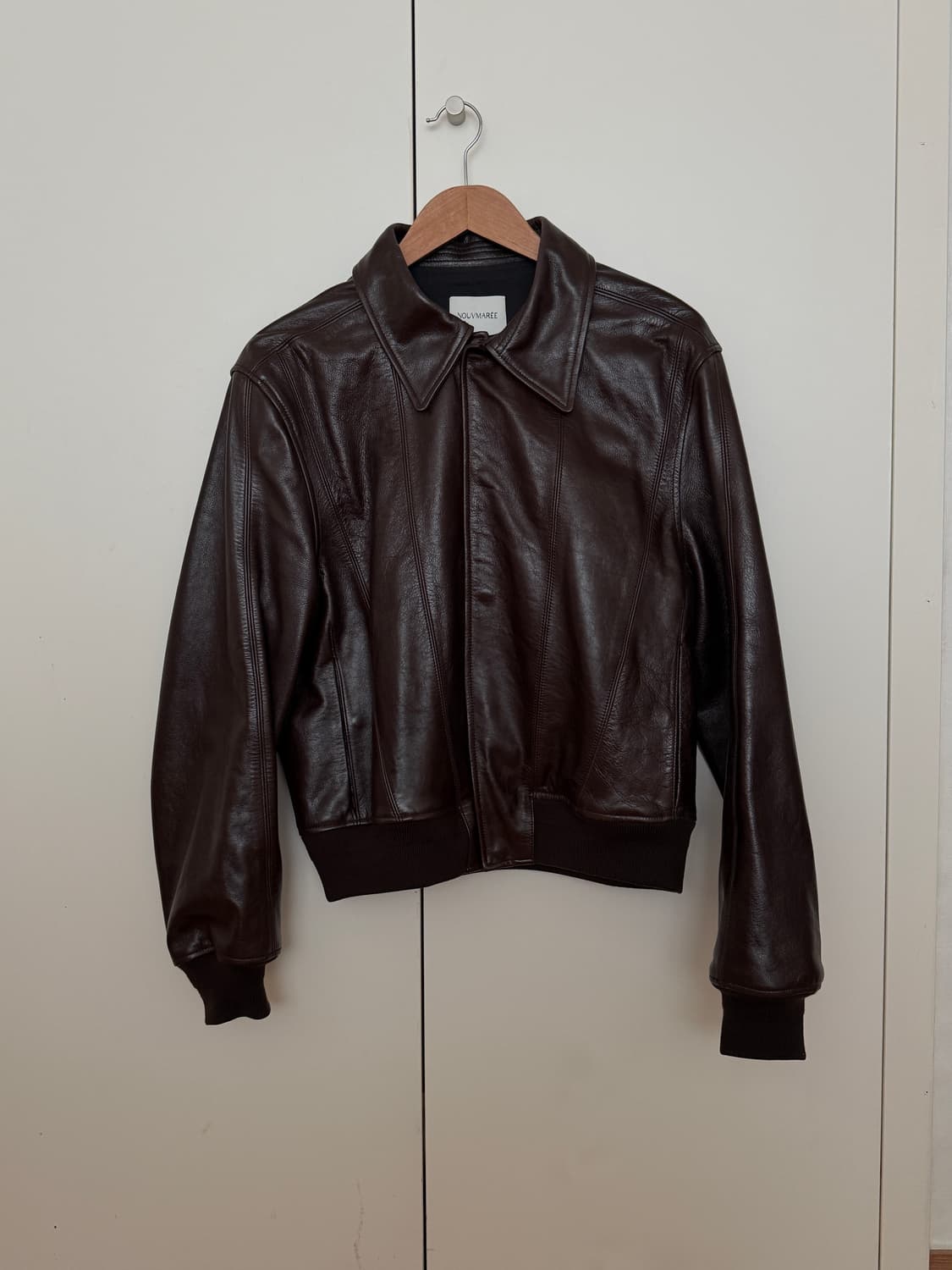 누마레 레더 자켓 (브라운) 상품이미지1