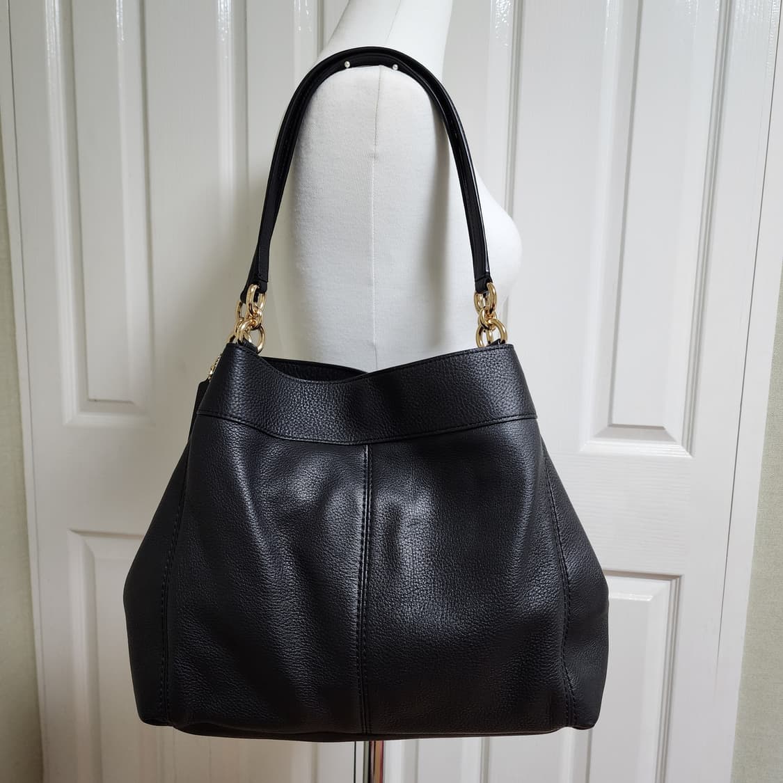 상태굿)코치 레더 호보, 숄더백 상품이미지4