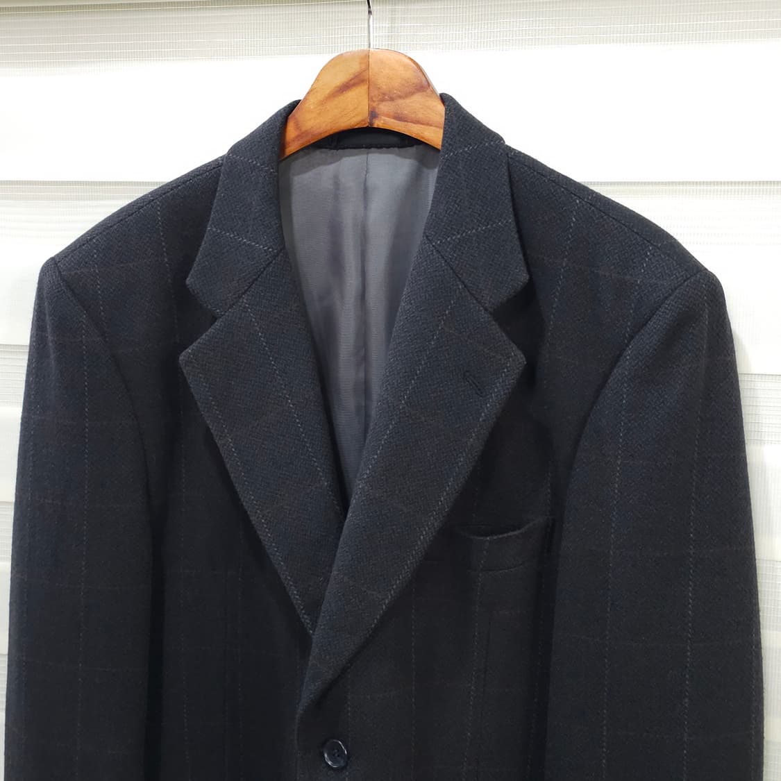 JAPAN 빈티지 앙고라울 2버튼 블레이져 자켓- 95-100정도 상품이미지2