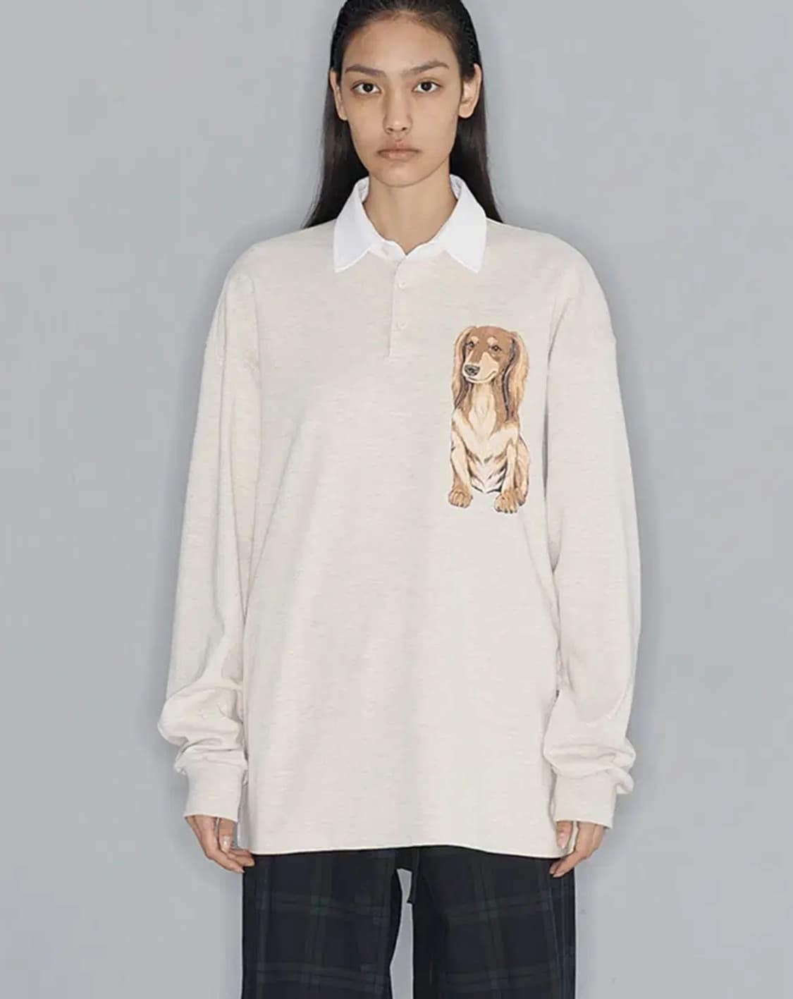 Open yy 도그 럭비 티셔츠 상품이미지1