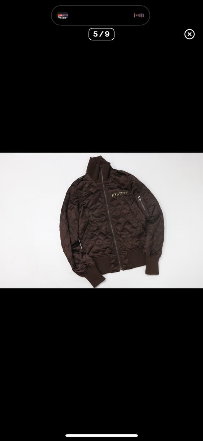 히스테릭글래머 퀼팅 점퍼 상품이미지5