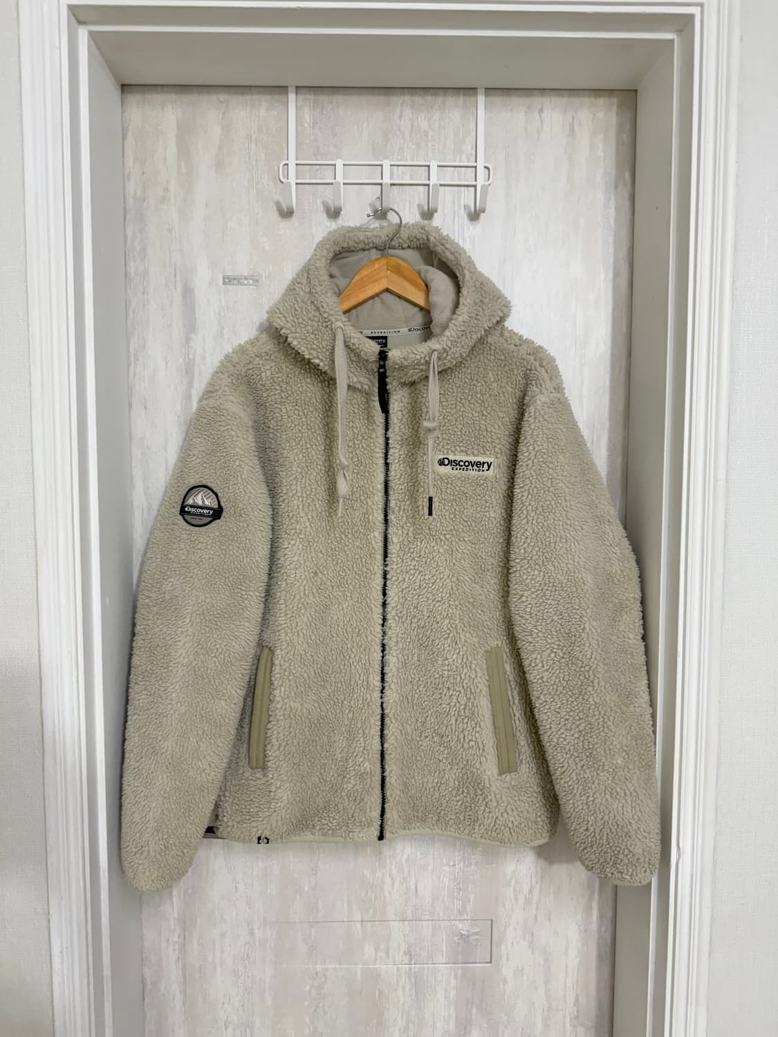 남성 105 XL / 디스커버리 뽀글이 후드집업  상품이미지1