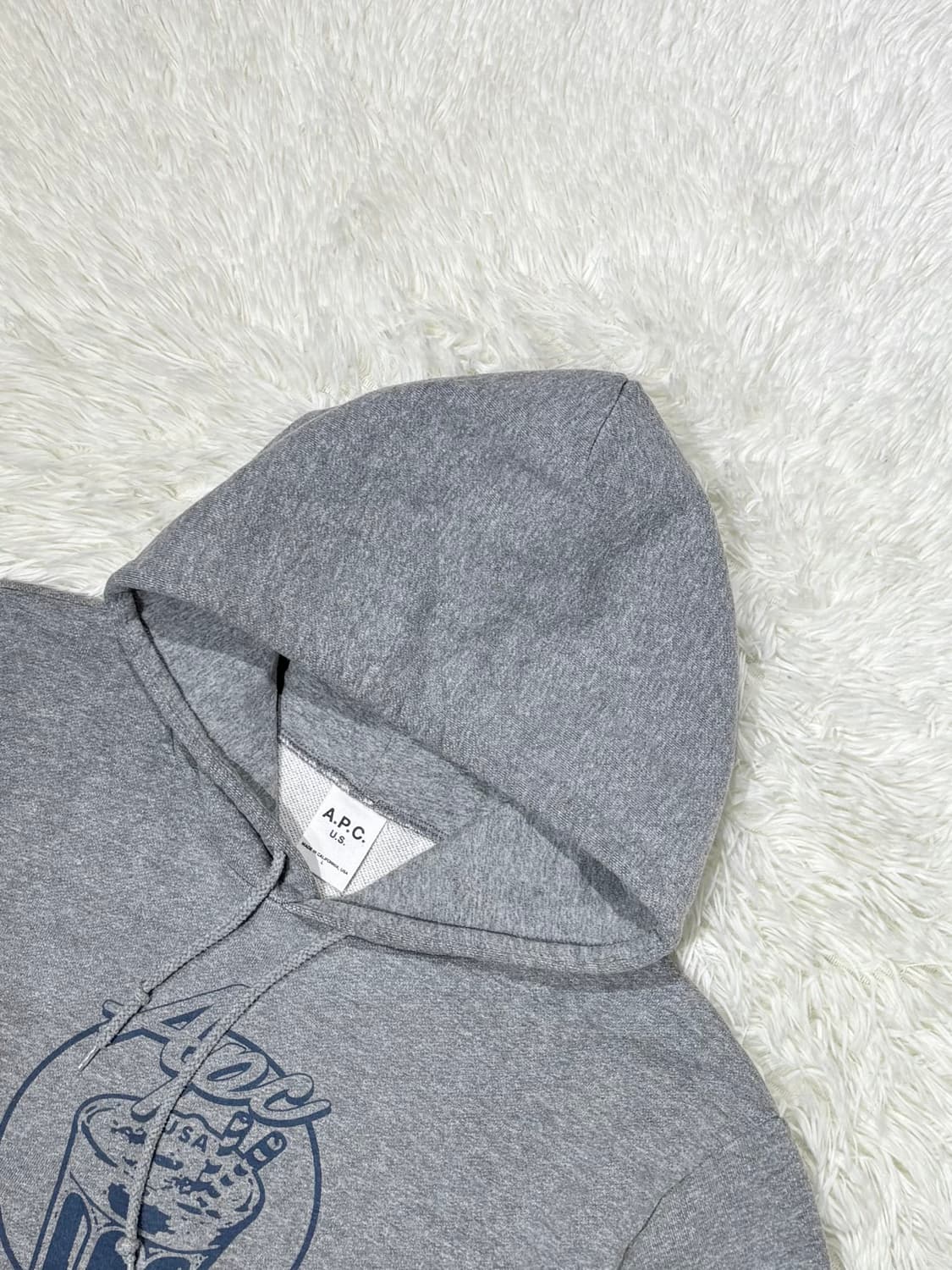 아페쎄 그레이 후드 상품이미지4