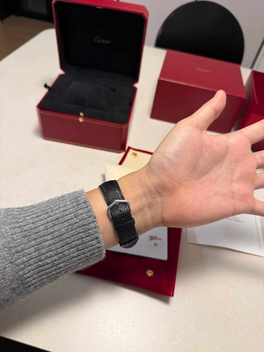 까르띠에 탱크 머스트 라지 스틸 상품이미지7