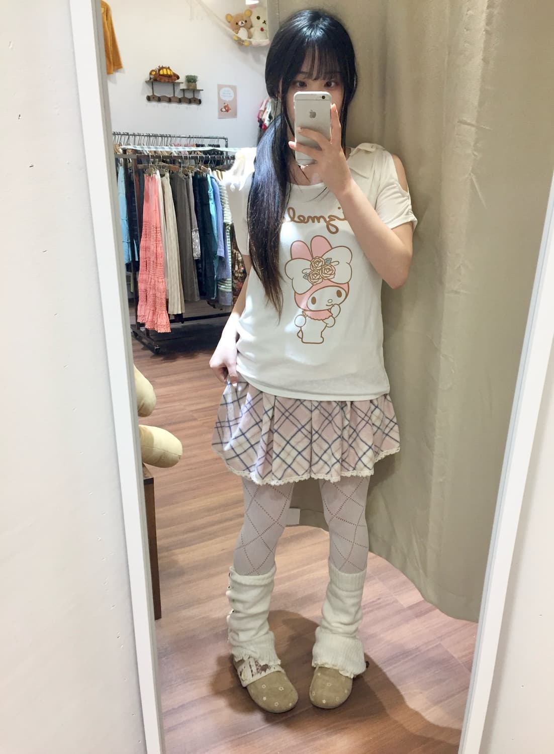 2014 리즈멜로 오프숄더 리본 반팔 🐰🎀 상품이미지1