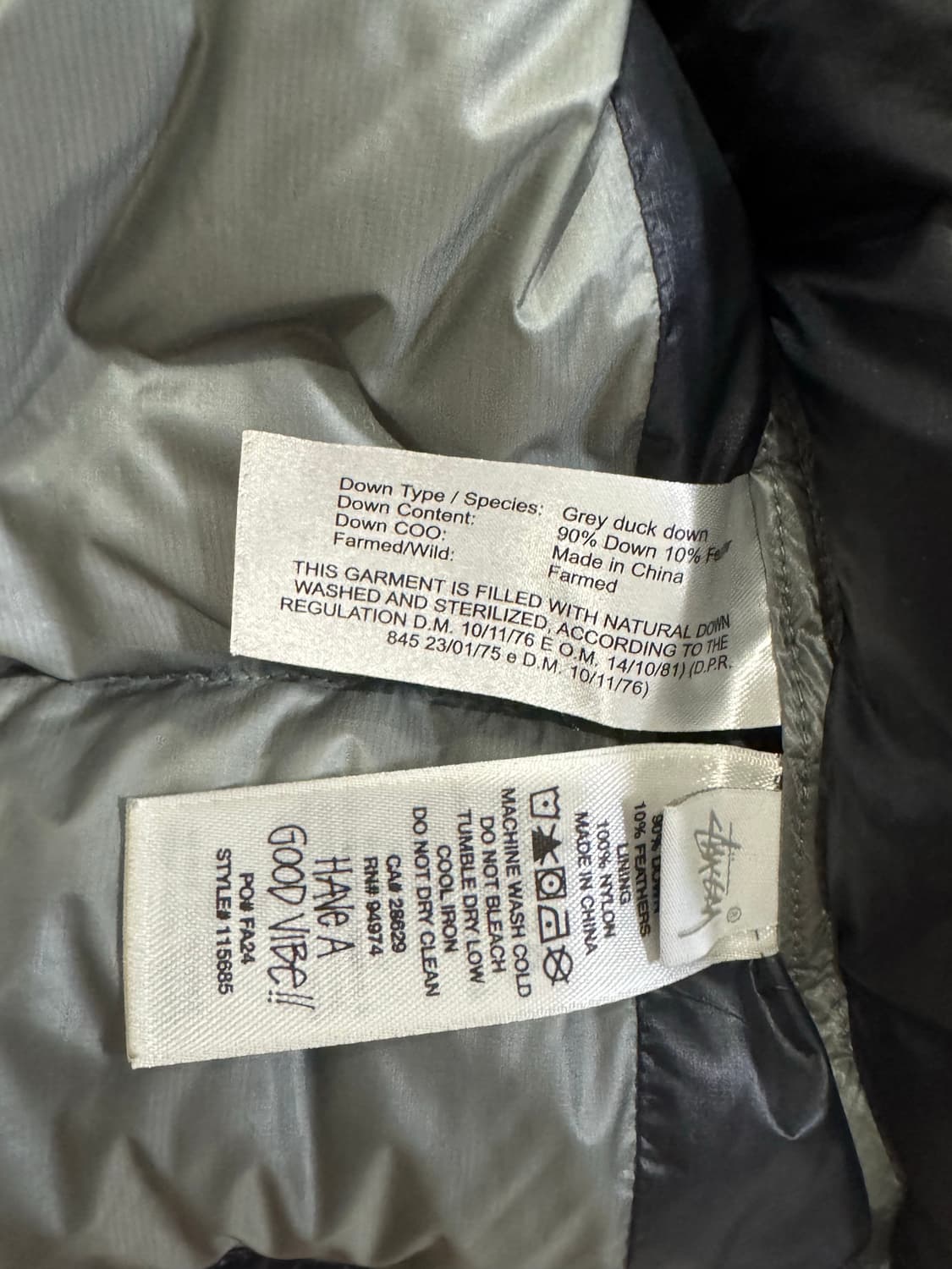 스투시 마이크로 립스탑 S 팬텀블랙  상품이미지8