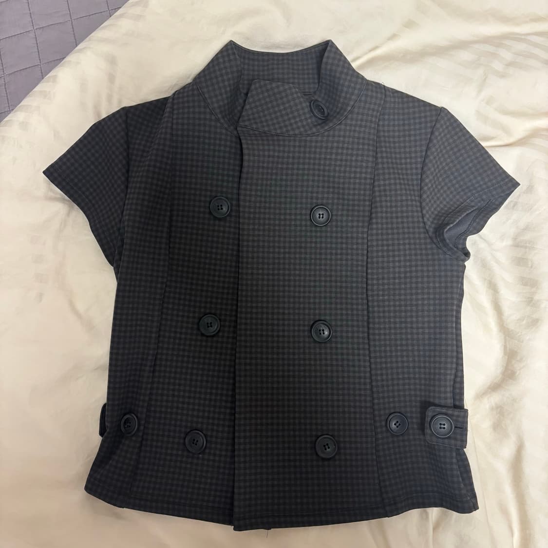 인앤양인하모니 Double button jk, checked (택포) 상품이미지3