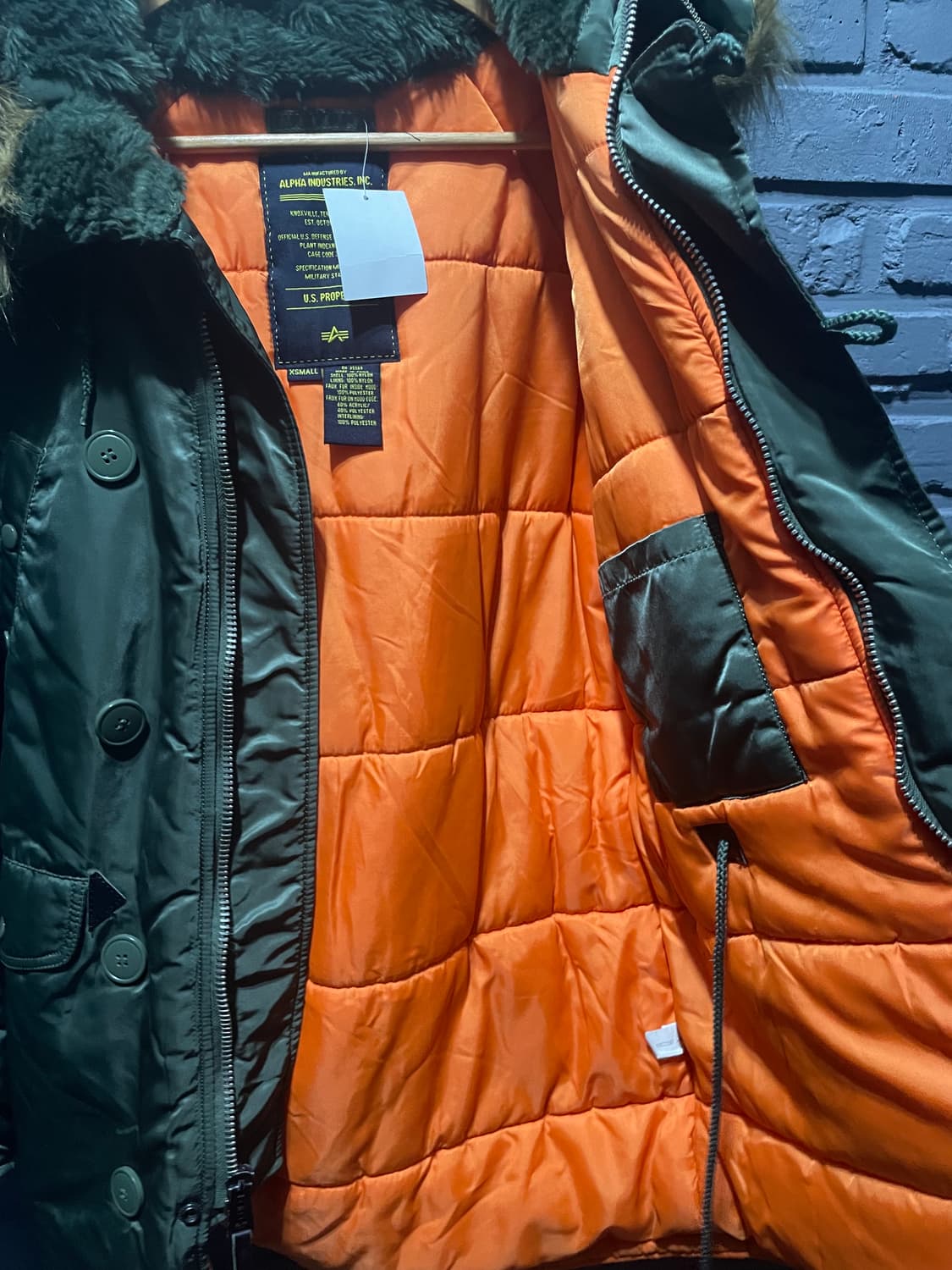 알파 인더스트리 N3B 자켓  상품이미지5