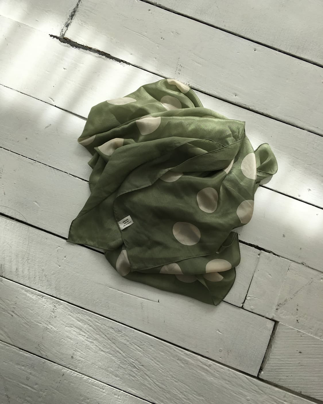 [JAPANESE VINTAGE] Dot Silk Scarf 상품이미지3