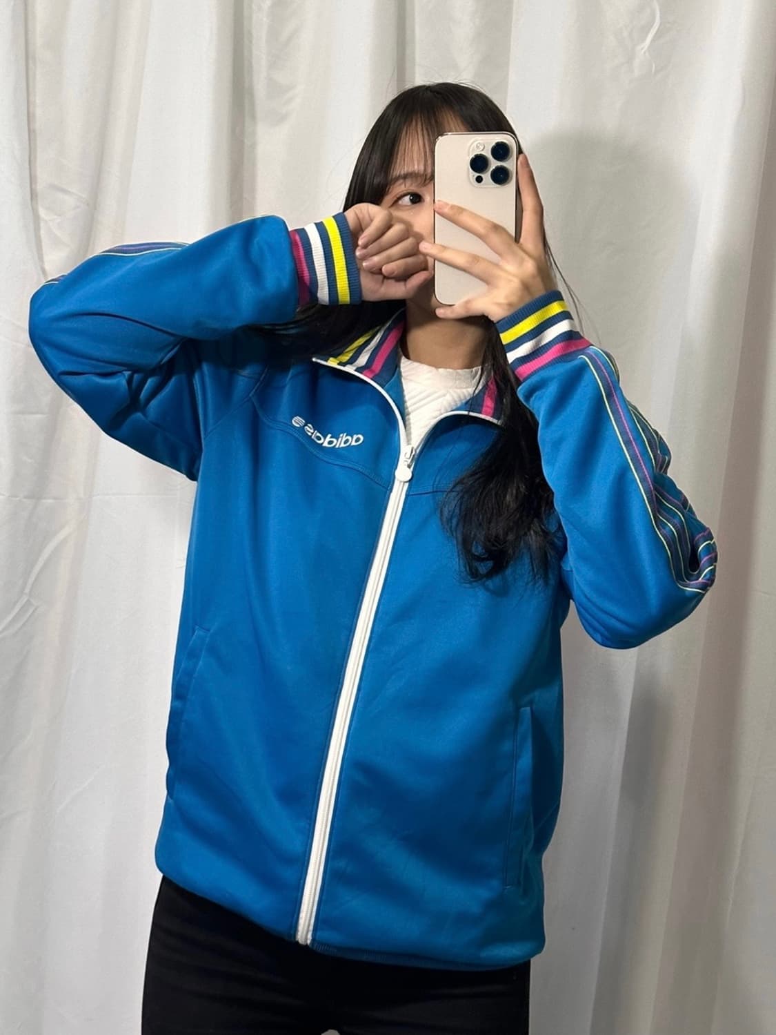 아디다스 네오 파란색 져지 L 상품이미지3