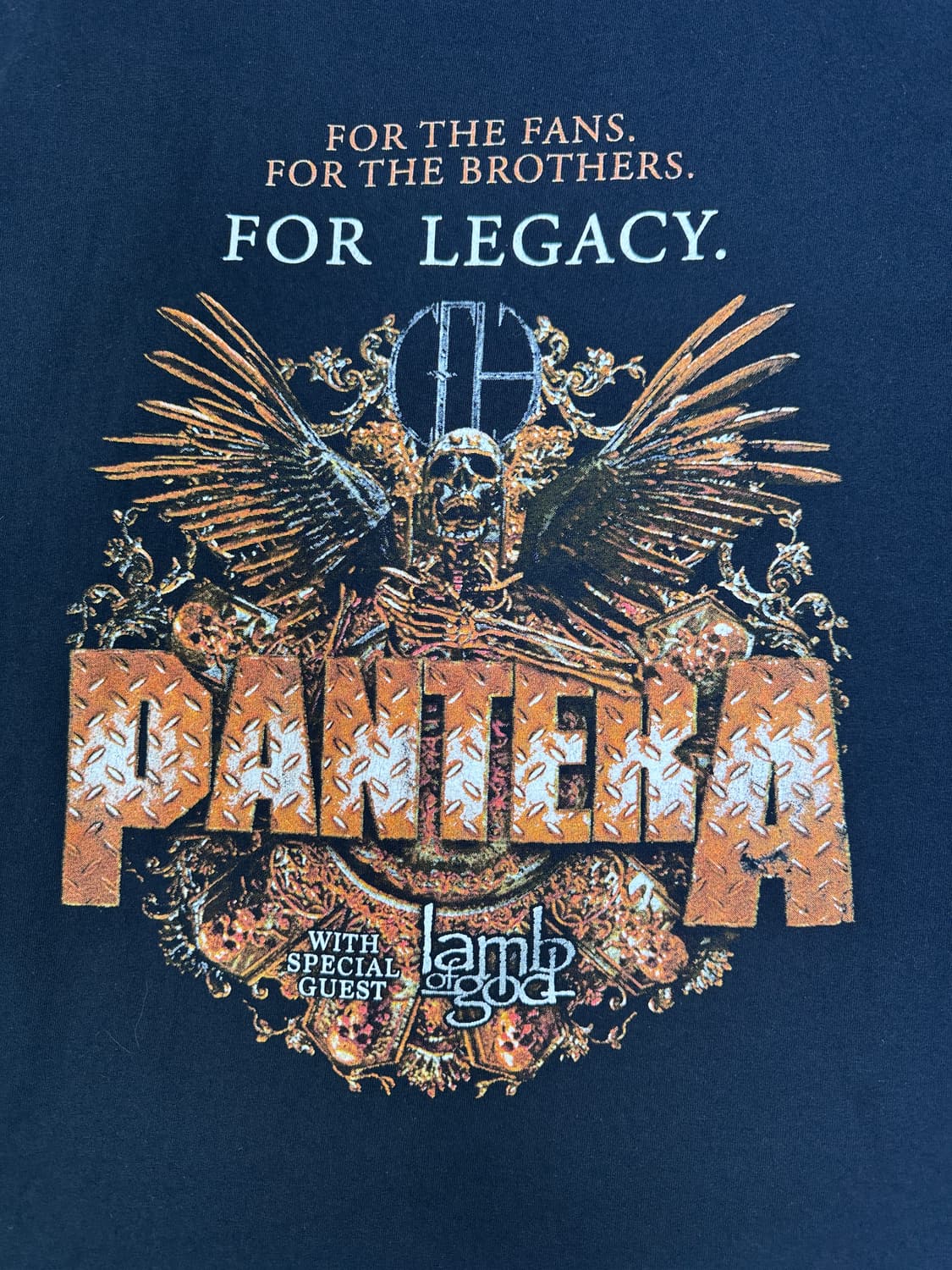 빈티지 판테라 PANTERA FOR LEGACY 2024투어 티셔츠 XL 상품이미지2