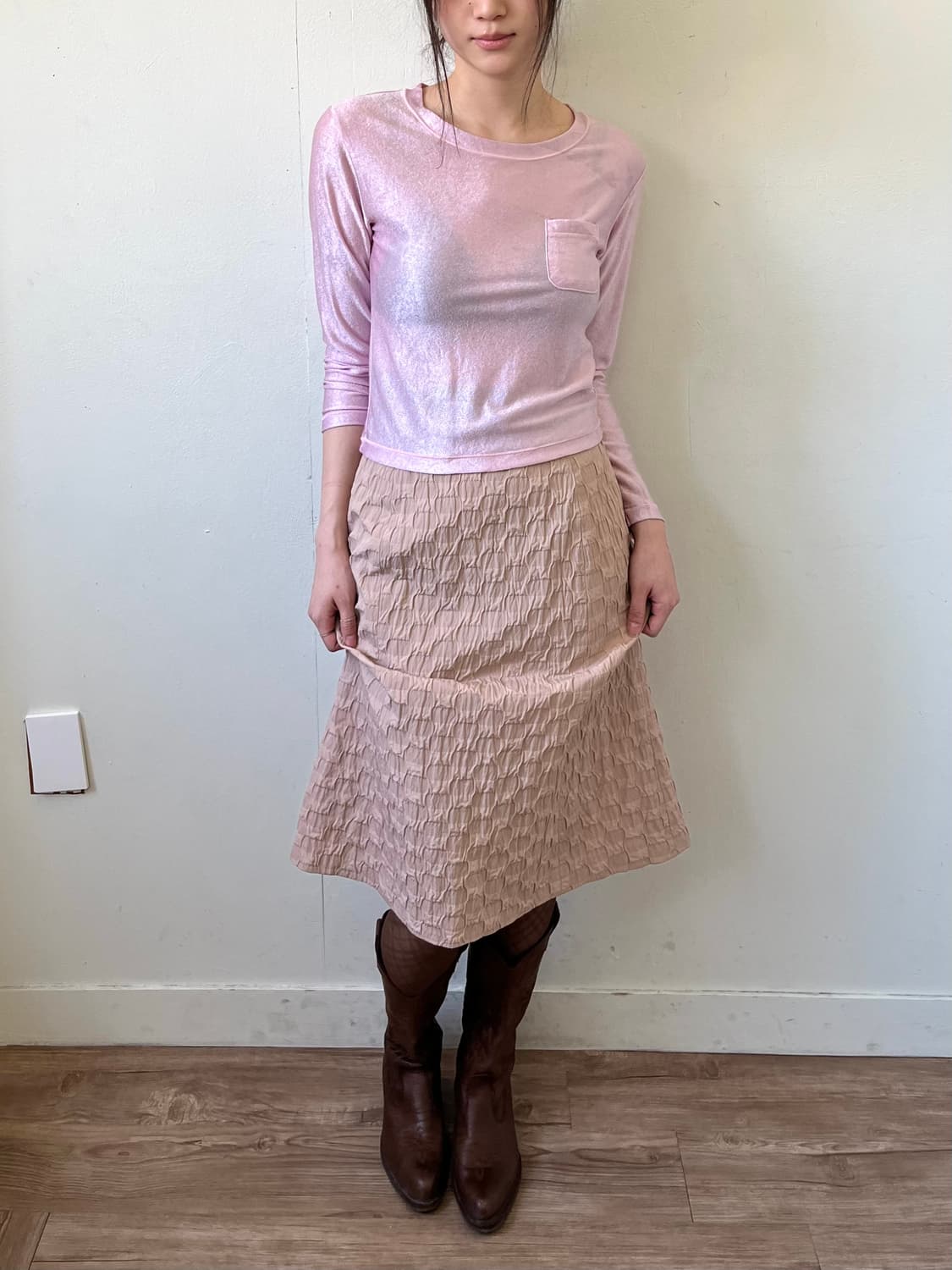 Dissiprin 인디핑크 벨벳 탑 상품이미지6