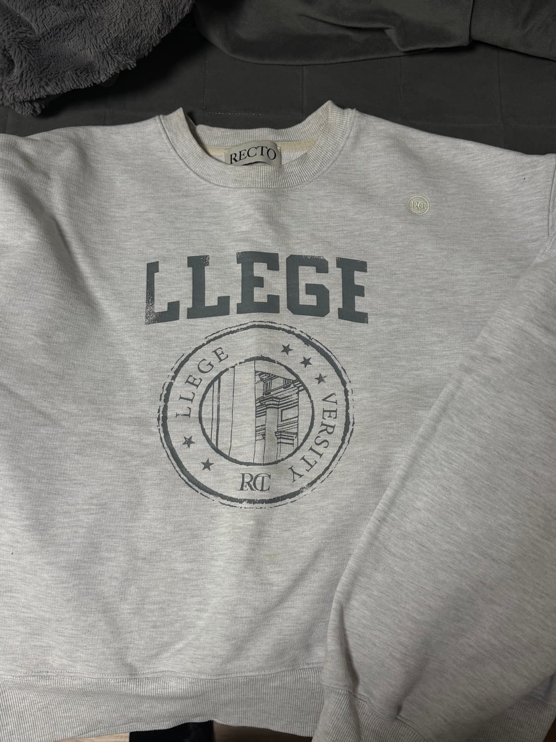 렉토 recto LLEG 로고 스웨터 상품이미지1