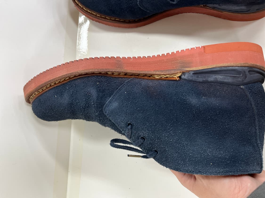 비즈빔 뉴웰 네이비 스웨이드 츄카 부츠 9.5 상품이미지5