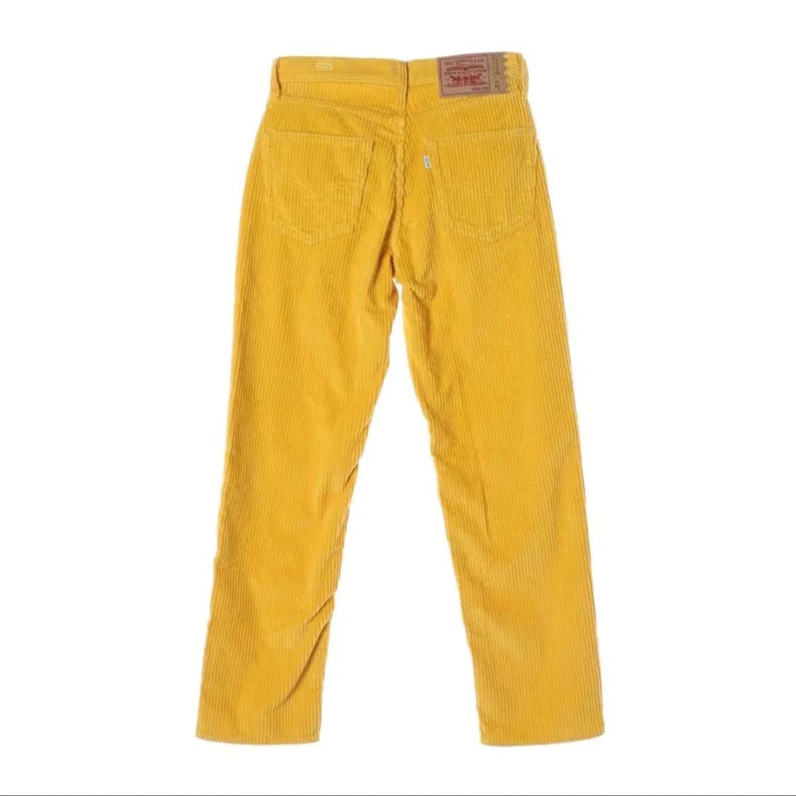 리바이스 X 심슨 콜라보 코듀로이 팬츠 골덴 바지 옐로우 27사이즈 상품이미지2