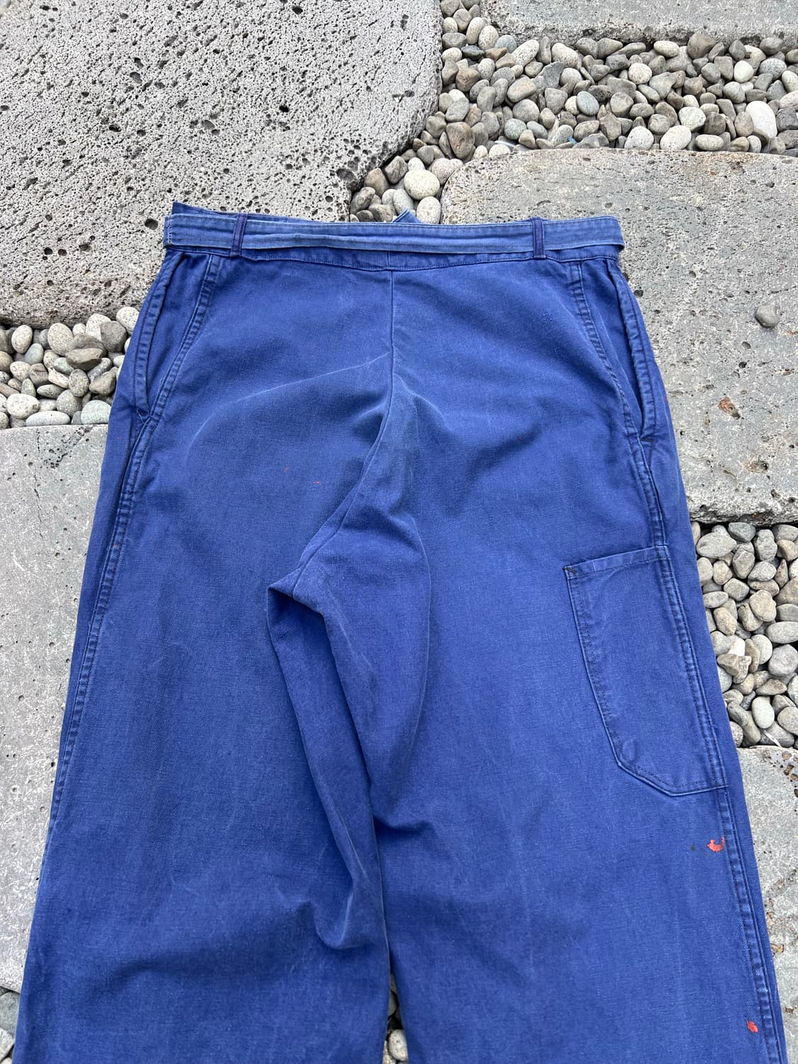 (34인치) OLD VINTAGE FADED BLUE 프렌치워크팬츠 상품이미지7