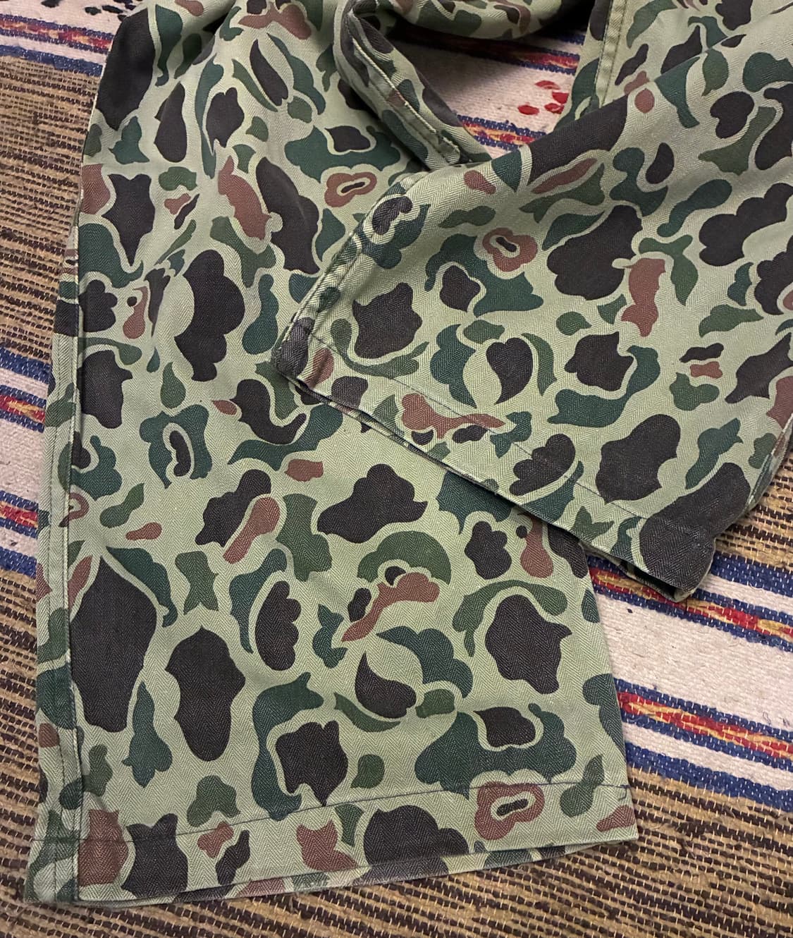 (30~32)80s korea 한국군 카모플라쥬 덕헌터 밀리터리팬츠 상품이미지4