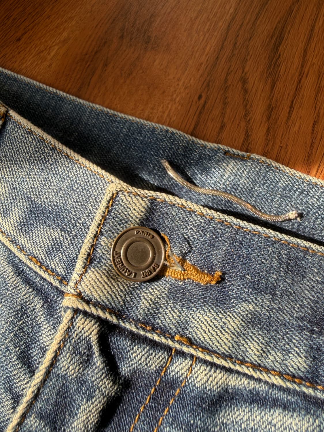 생로랑 17SS 데미지 데님 팬츠 상품이미지6