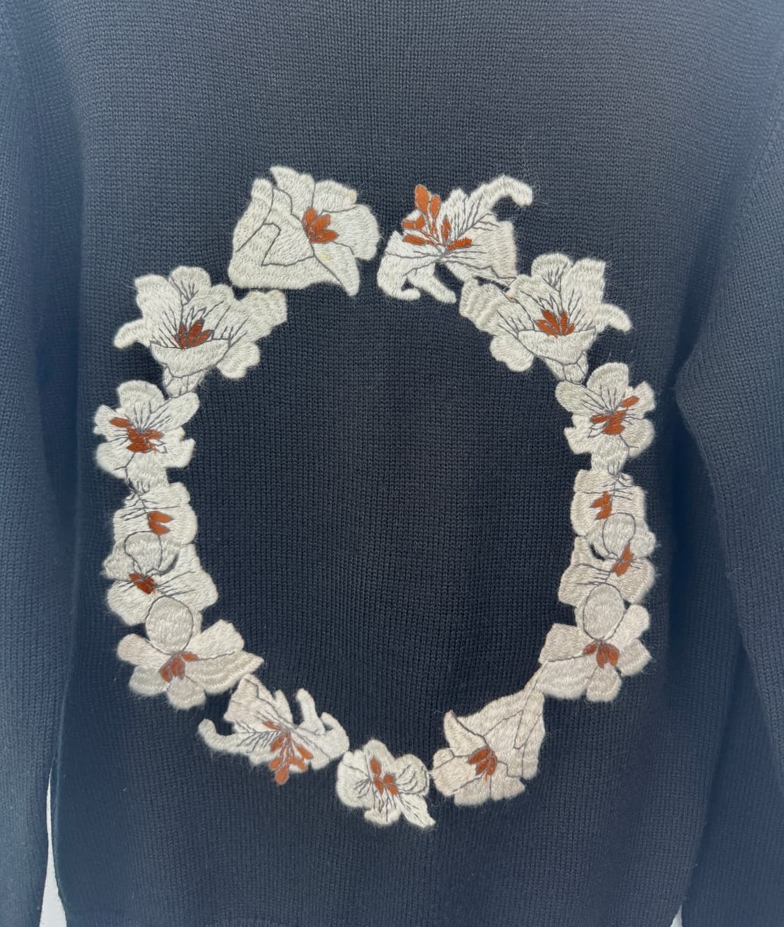 GIVENCHY 지방시 플라워 인타르시아 스웨터 니트 M 상품이미지3