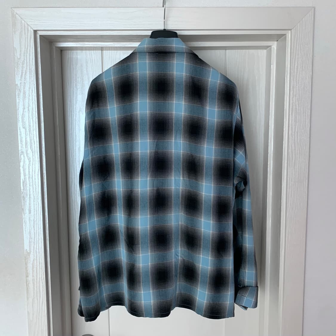 Sunsea 선씨 쉐도우 체크 레이온 셔츠 상품이미지6